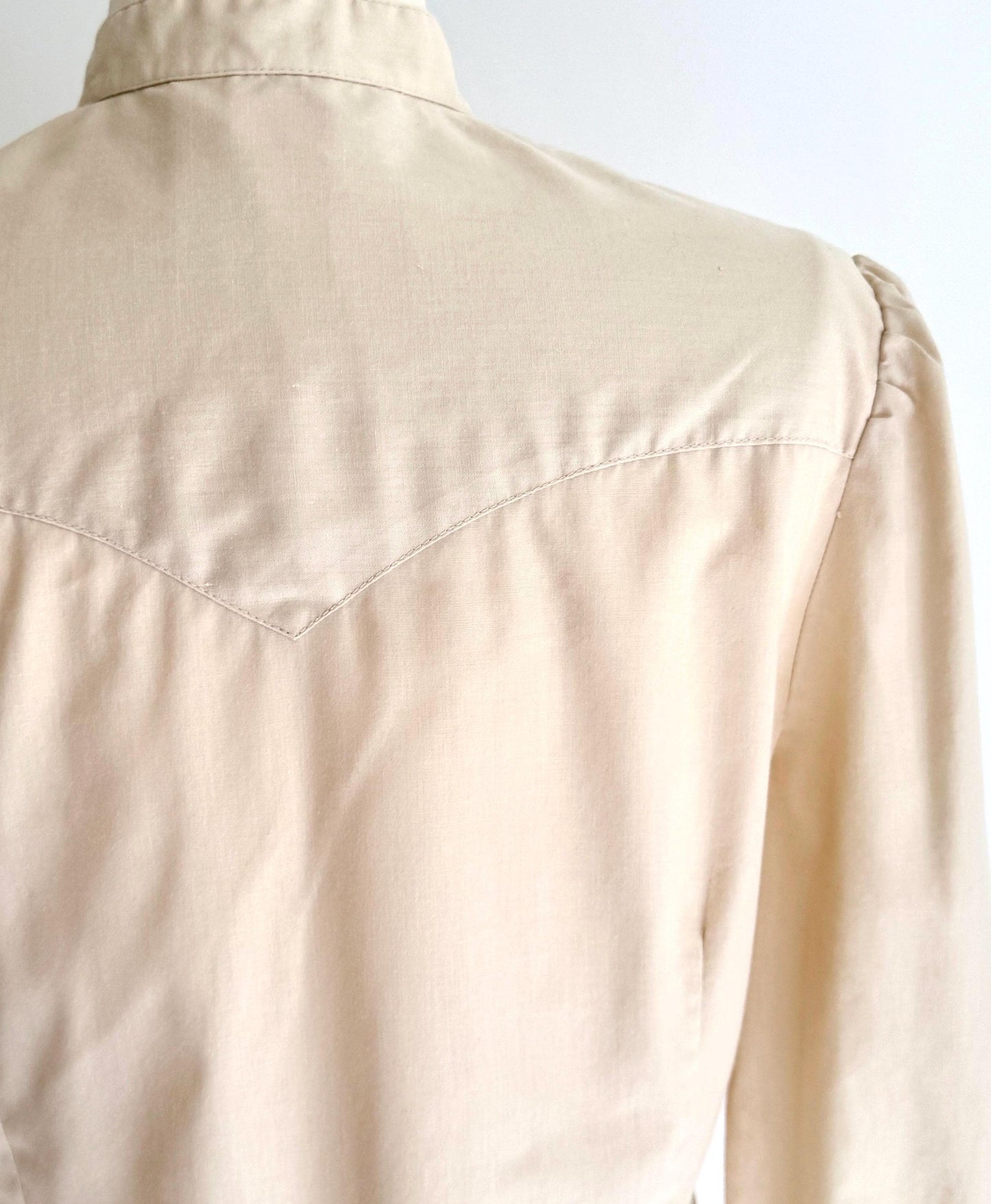 Vintage 70s H Bar C Western Embroidered Bib Front Shirt California Ranchwear
