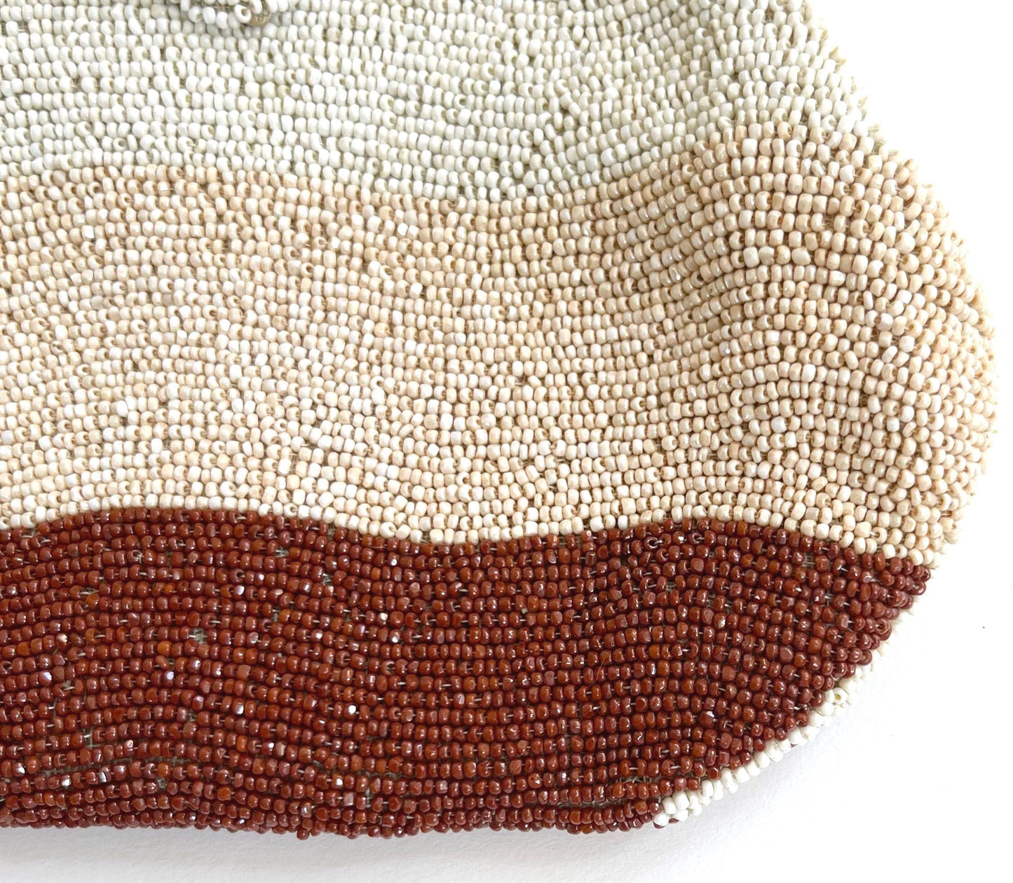 Antique Glass Beaded Clutch Purse 1920s