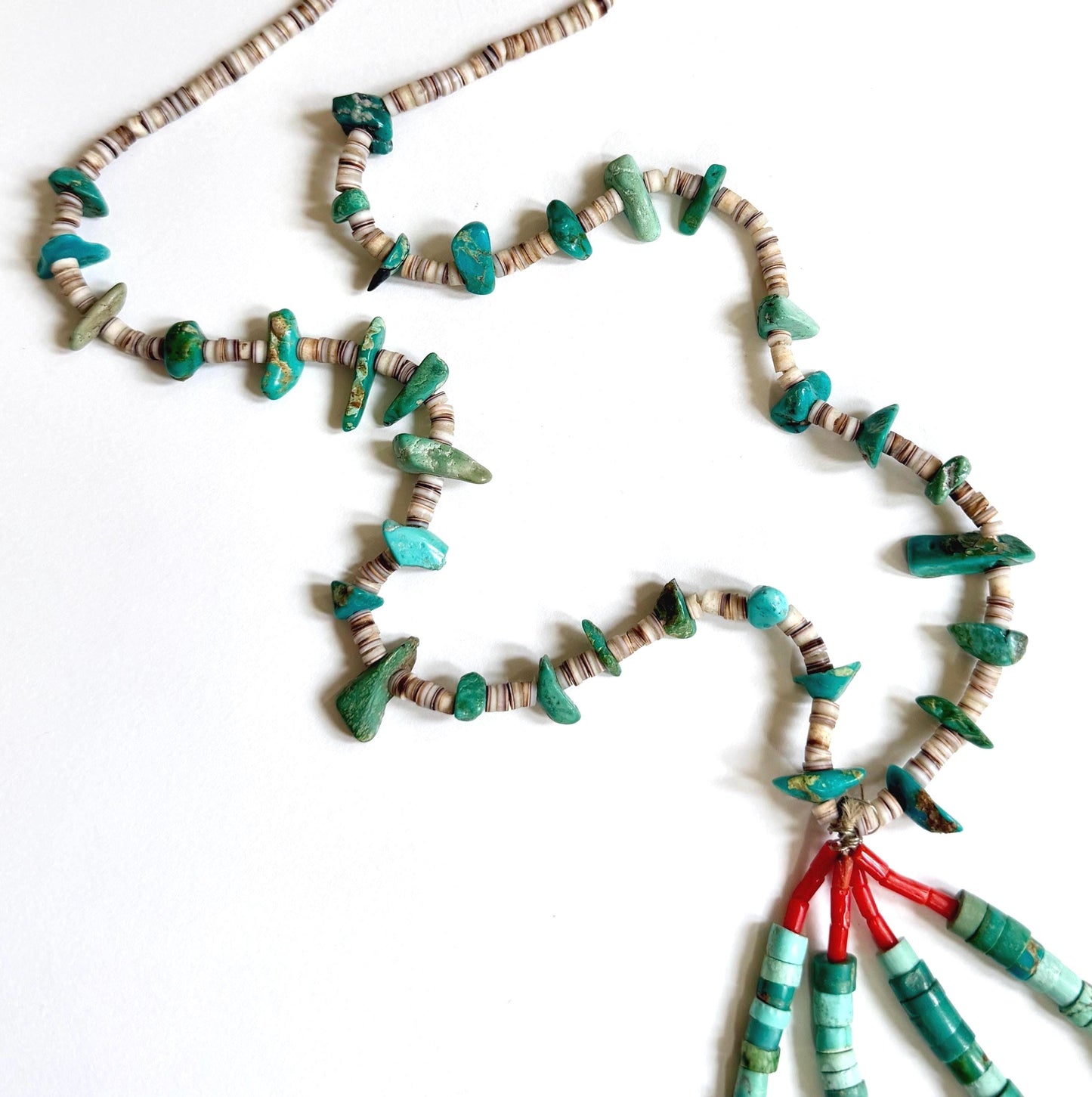 Vintage Native American Turquoise Jacla Necklace