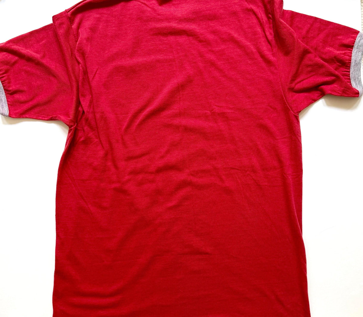 80s Boy Scouts Tshirt 1983 World Jamboree Alberta Canada Red Ringer Tee