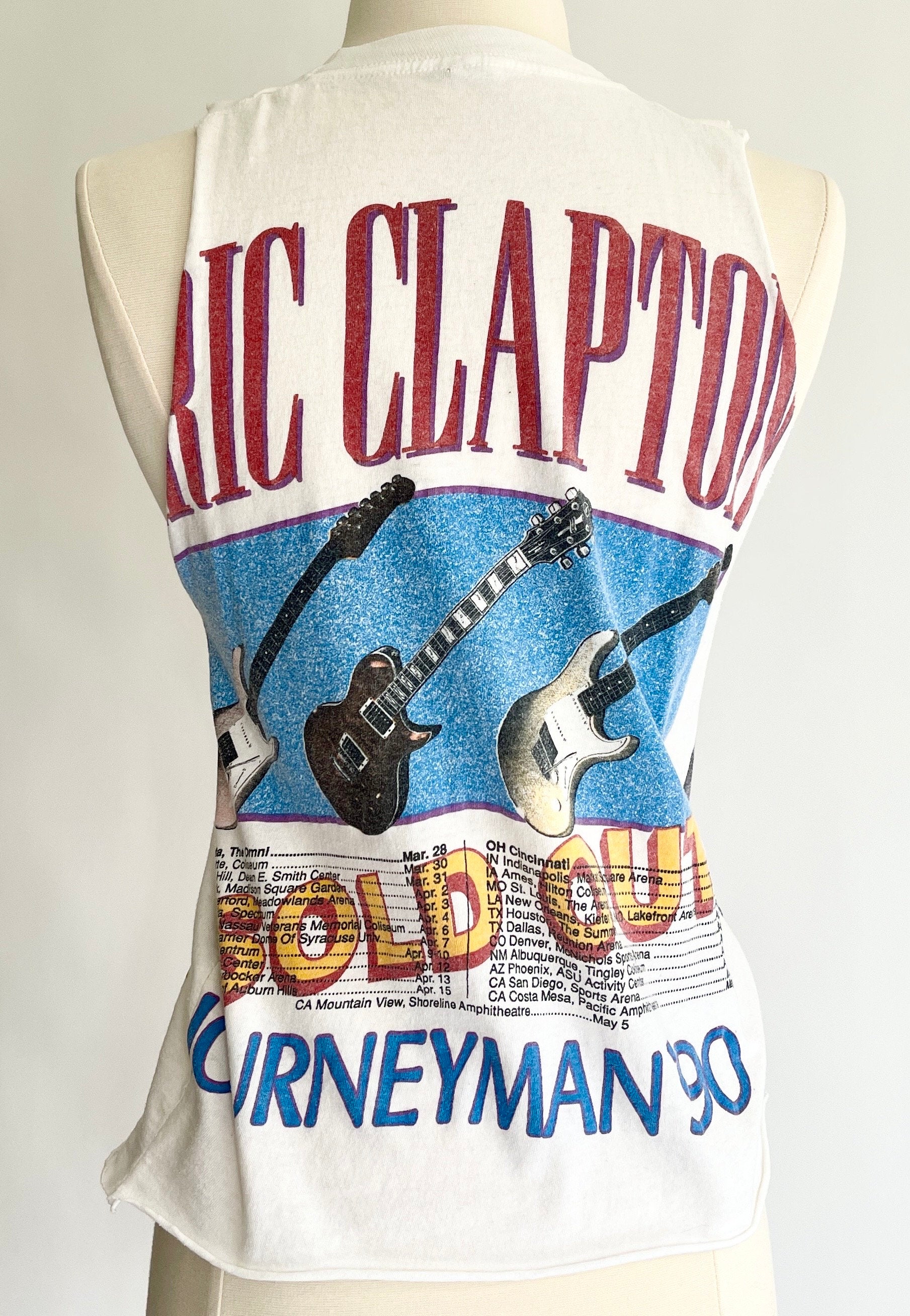Vintage 90s Eric Clapton 1990 Journeyman Tour Muscle Tank