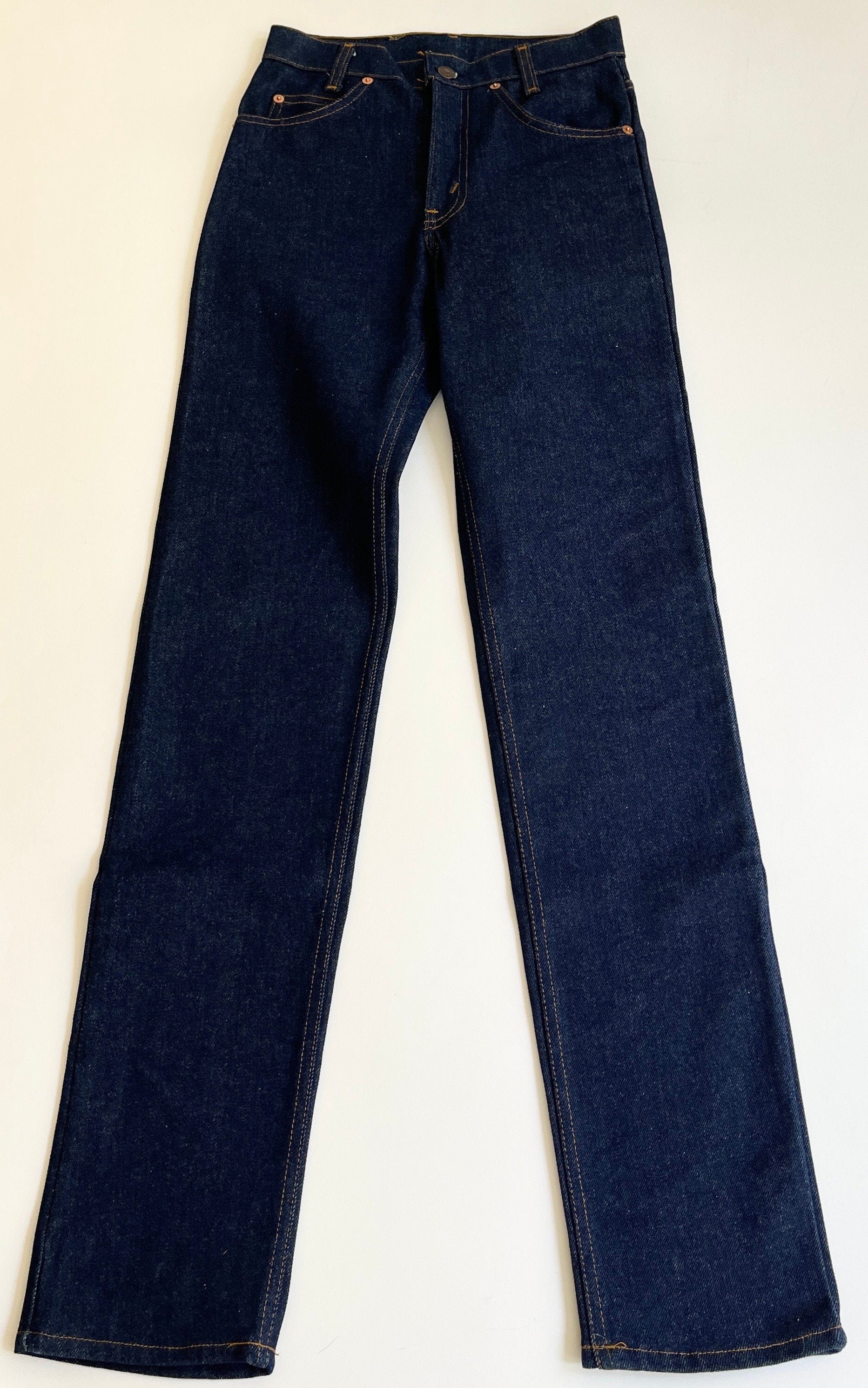 Vintage Levis 705 Jeans: 70s/80s Student Fit, Dark Wash (26x33)
