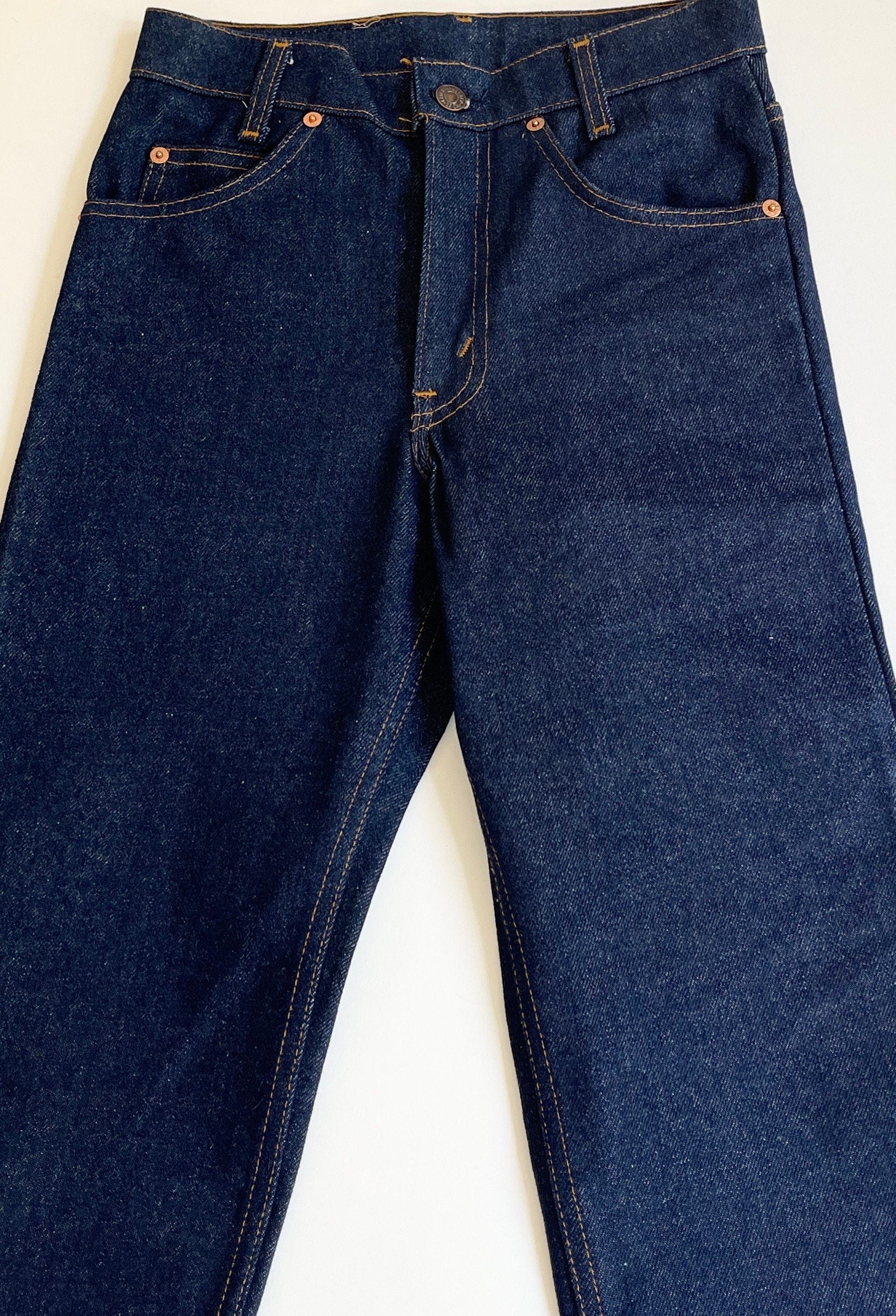 Vintage Levis 705 Jeans: 70s/80s Student Fit, Dark Wash (26x33)