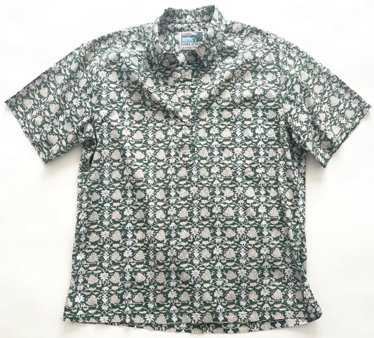 Vintage Floral Hawaiian Aloha Shirt: 80s Cooke Street, Men's L