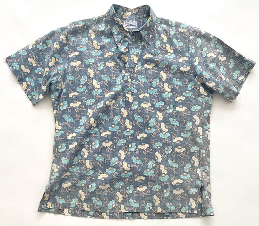 Vintage Reyn Spooner Hawaiian Shirt: 80s Floral Print Aloha Shirt