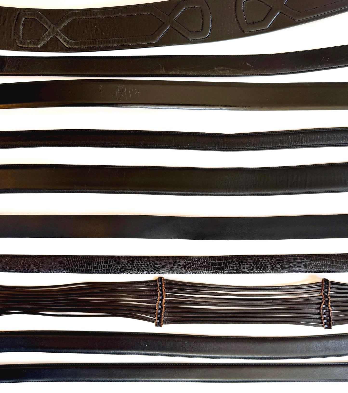 Vintage Black Belt Minimalist Leather Strap