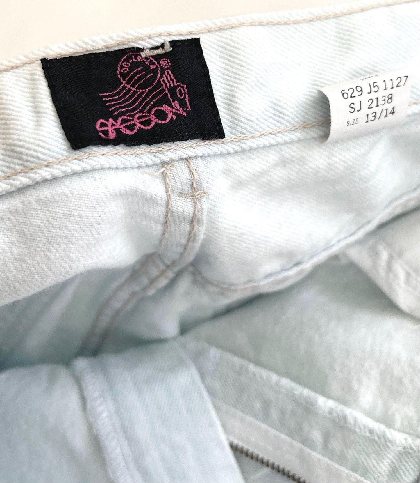 80s Vintage Sasson Jeans Light Wash Mom Jean High Waist Womens Denim