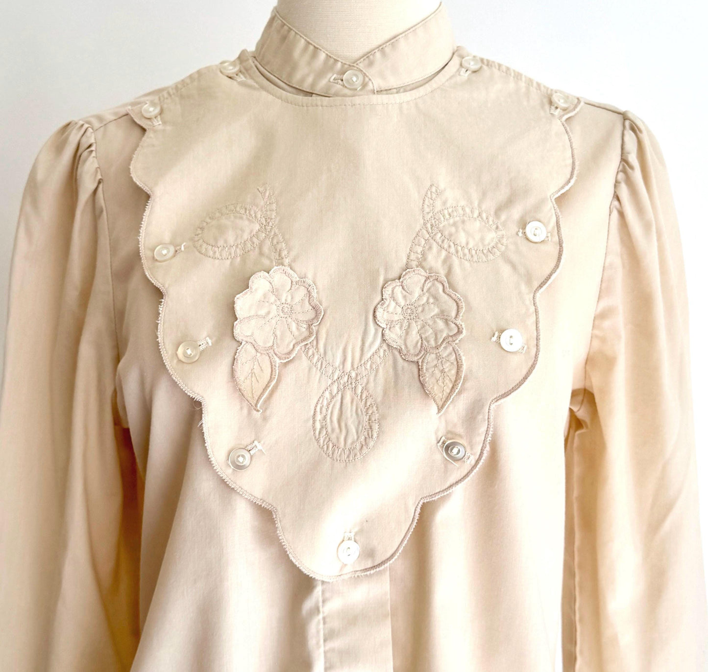 Vintage 70s H Bar C Western Embroidered Bib Front Shirt California Ranchwear