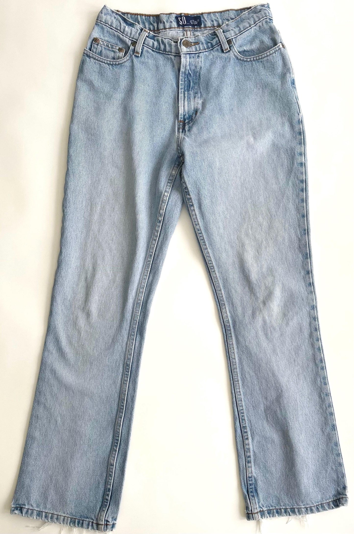 Vintage 90s Jeans Light Wash Denim Measured 27 x 29