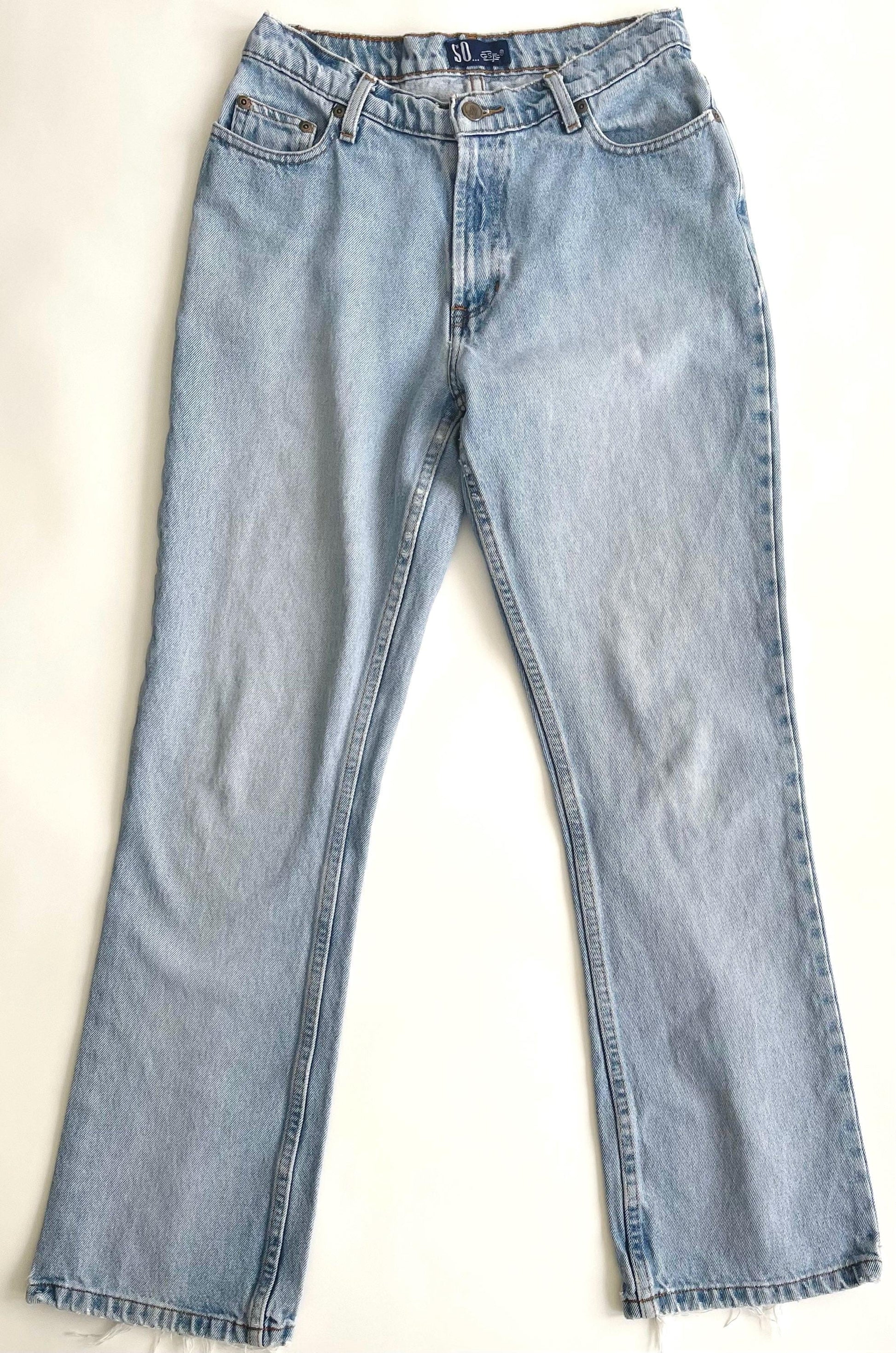 Vintage 90s Jeans Light Wash Denim Measured 27 x 29