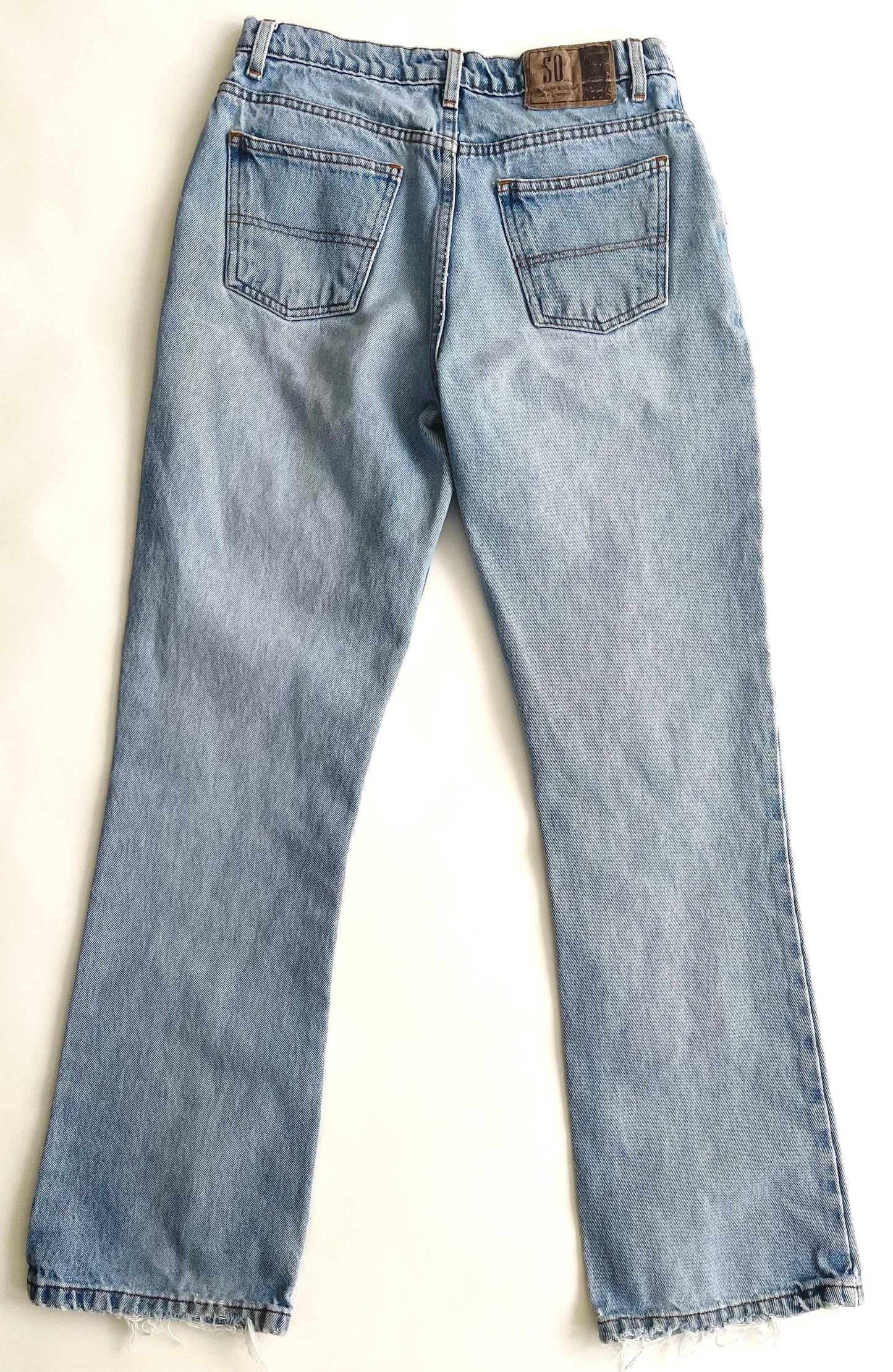 Vintage 90s Jeans Light Wash Denim Measured 27 x 29