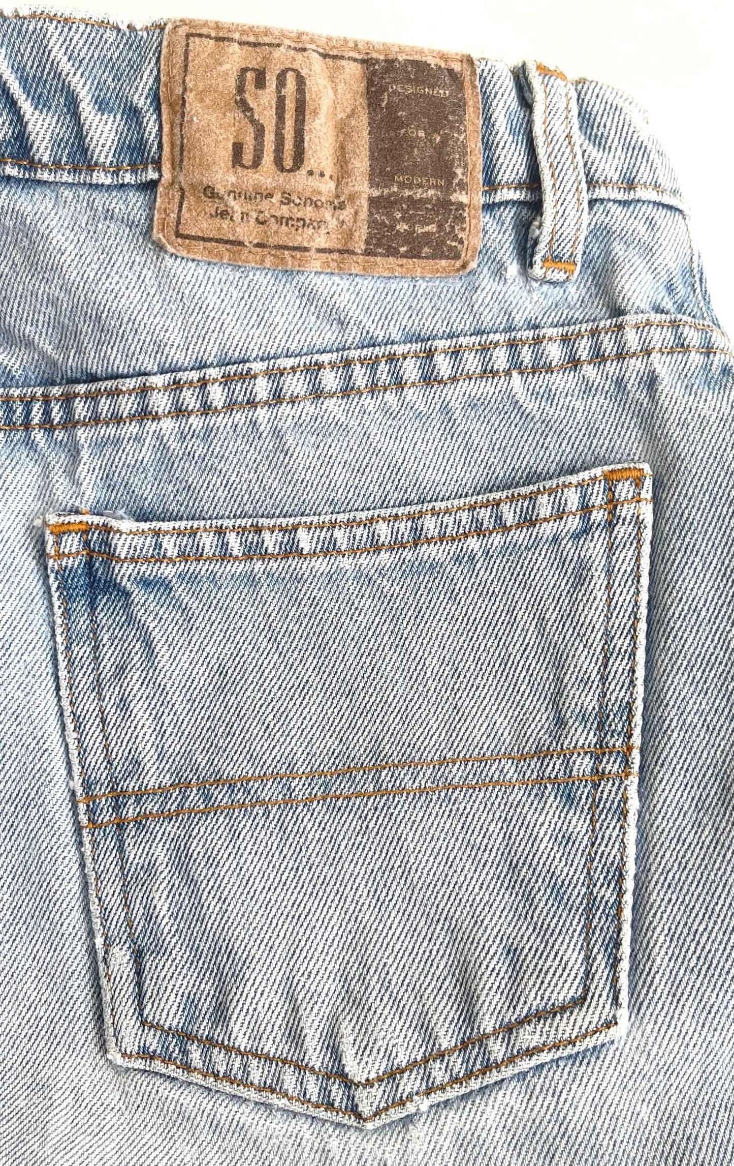 Vintage 90s Jeans Light Wash Denim Measured 27 x 29