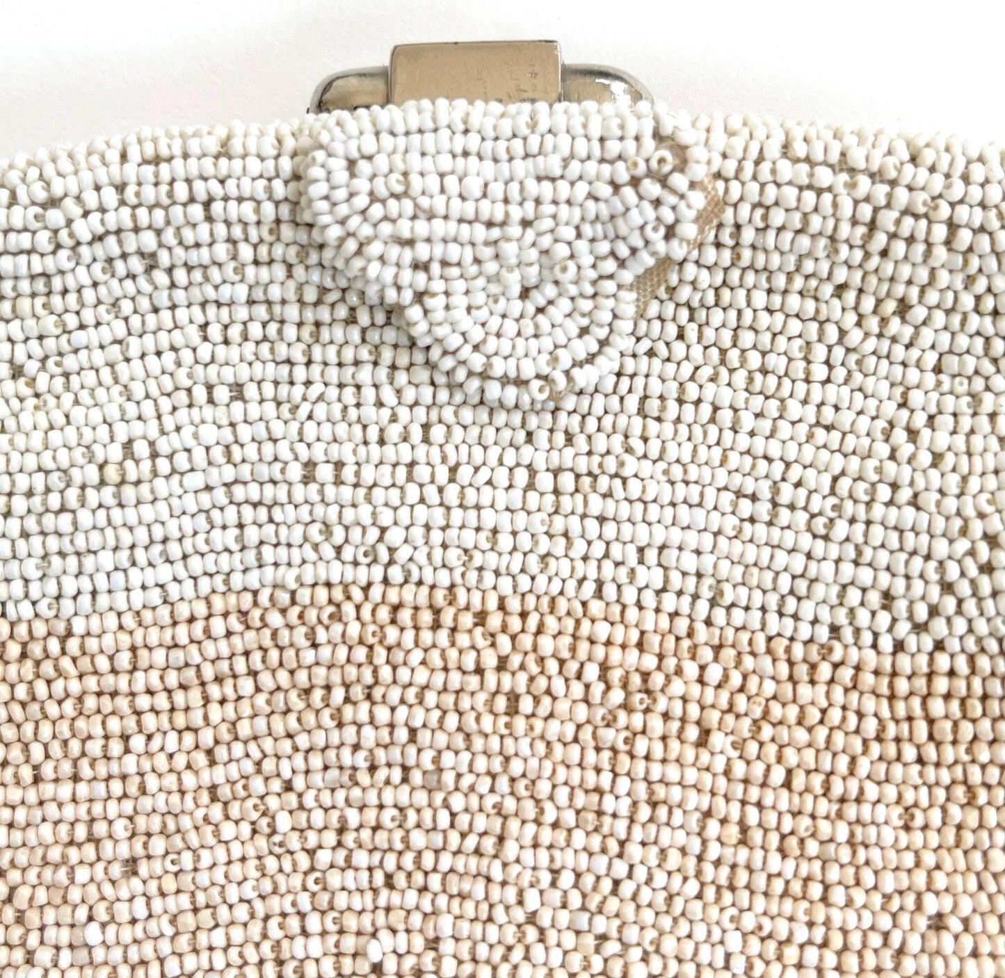 Antique Glass Beaded Clutch Purse 1920s