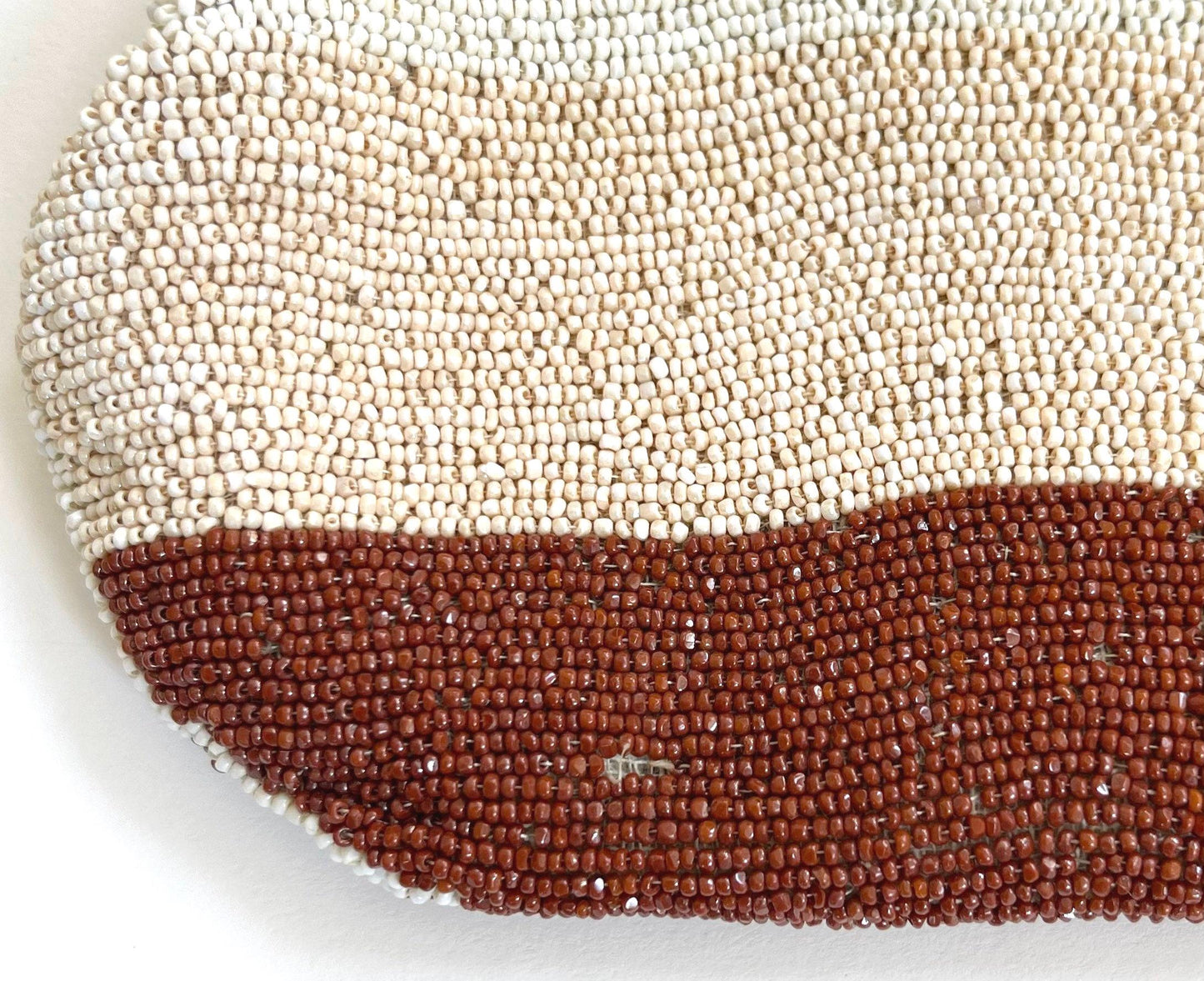 Antique Glass Beaded Clutch Purse 1920s