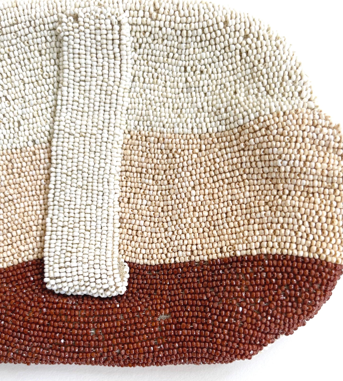 Antique Glass Beaded Clutch Purse 1920s