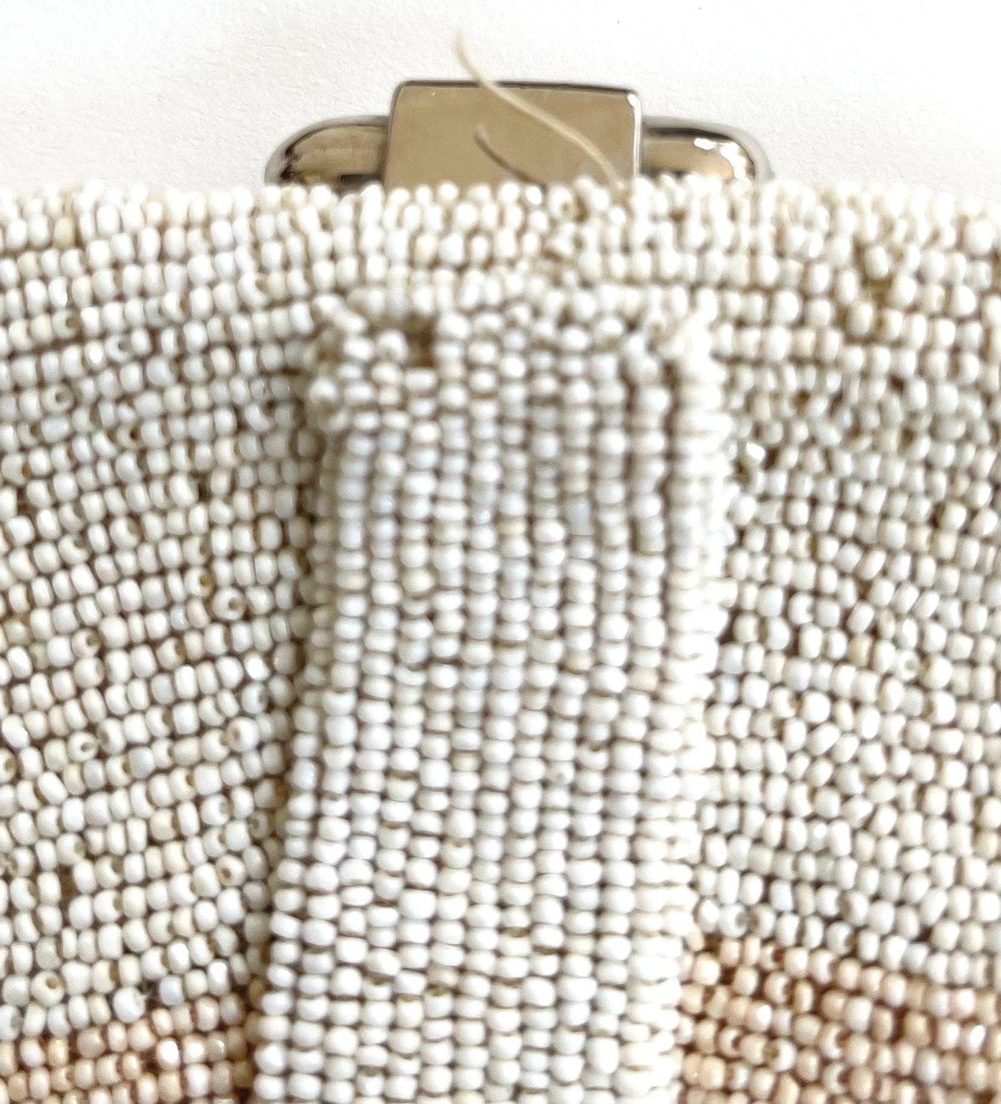 Antique Glass Beaded Clutch Purse 1920s