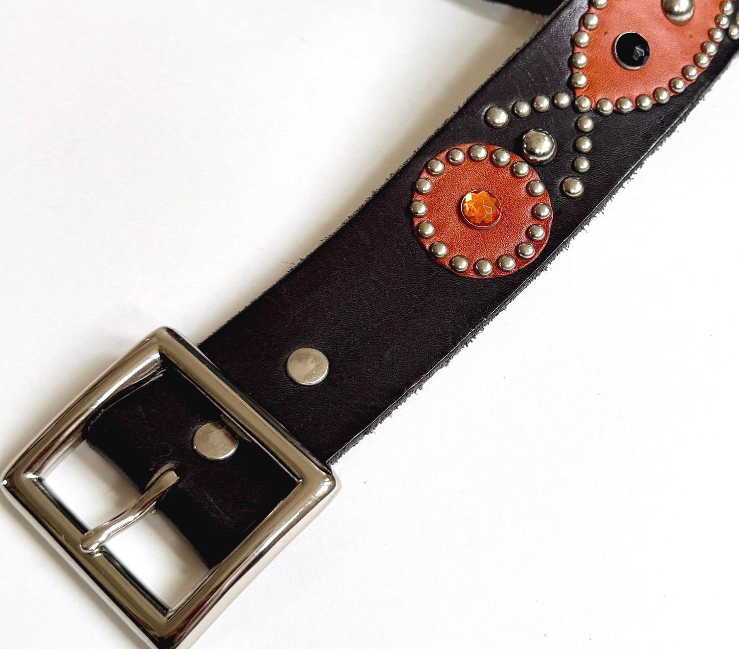 Vintage Hollywood Trading Company HTC Studded Belt Heavily Studded Size 34