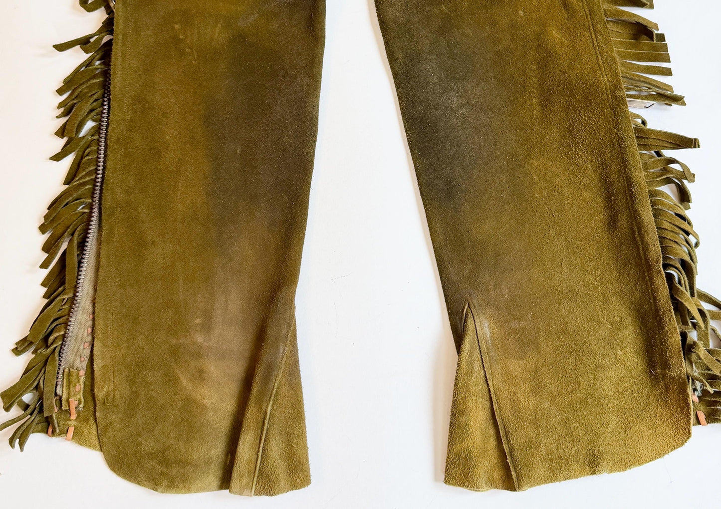 Handmade Vintage Western Riding Chaps Fringe Trim