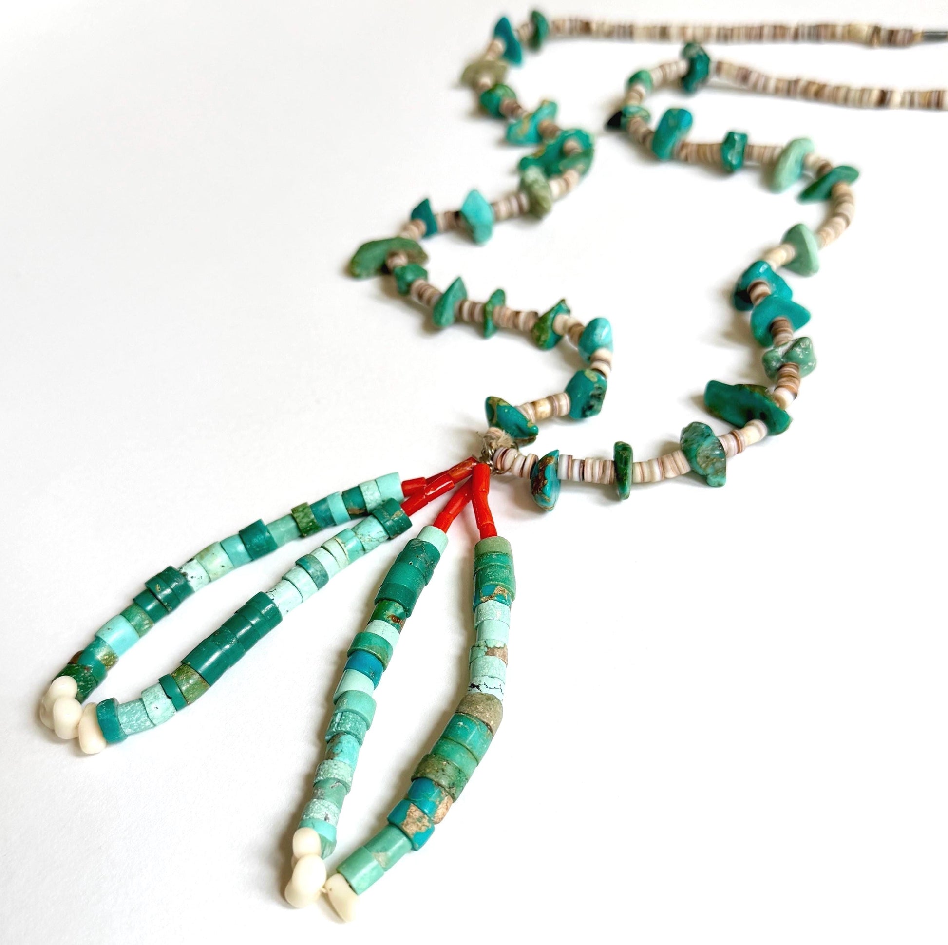 Vintage Native American Turquoise Jacla Necklace