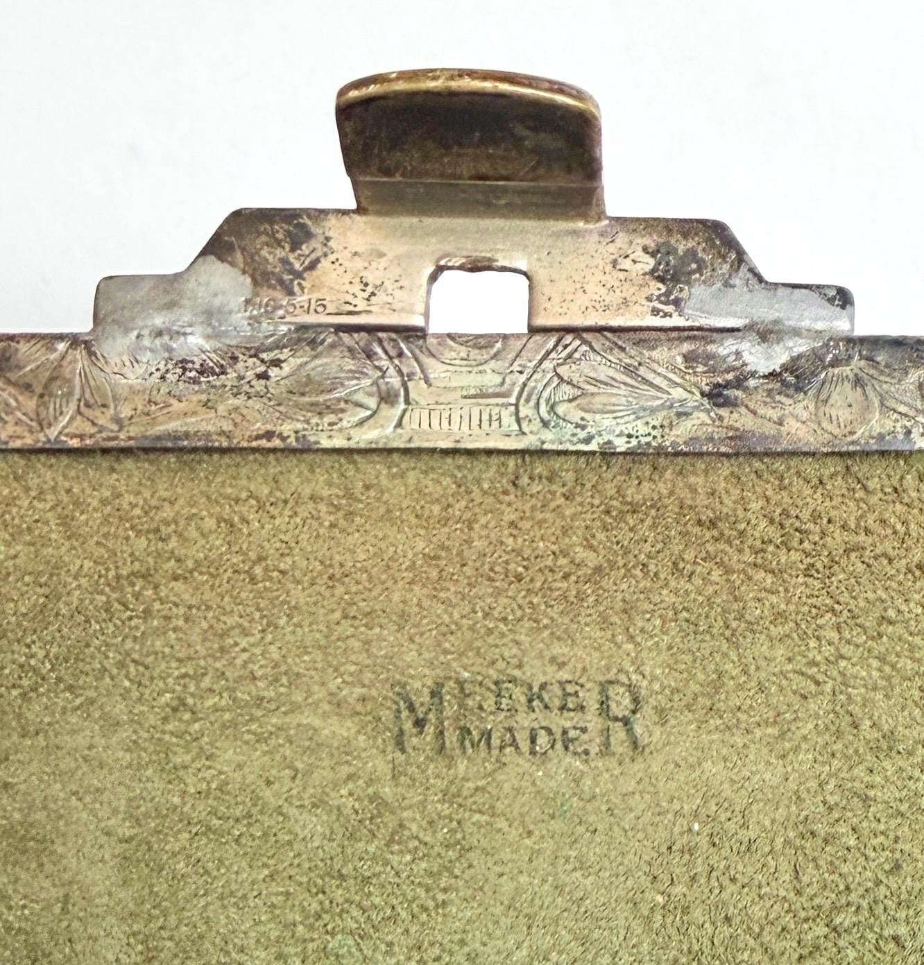 Antique Meeker Made Bag 1800s 1900s Art Nouveau Arts & Crafts Era