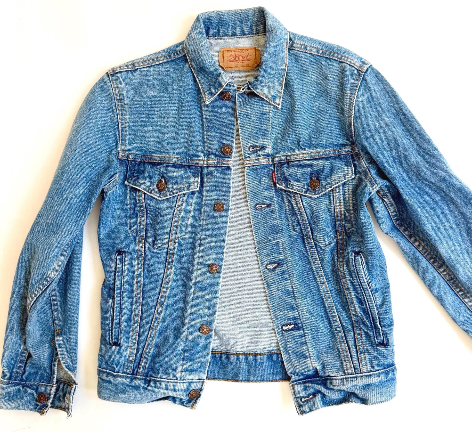 Vintage Levi's Denim Jacket Made in USA Medium Wash