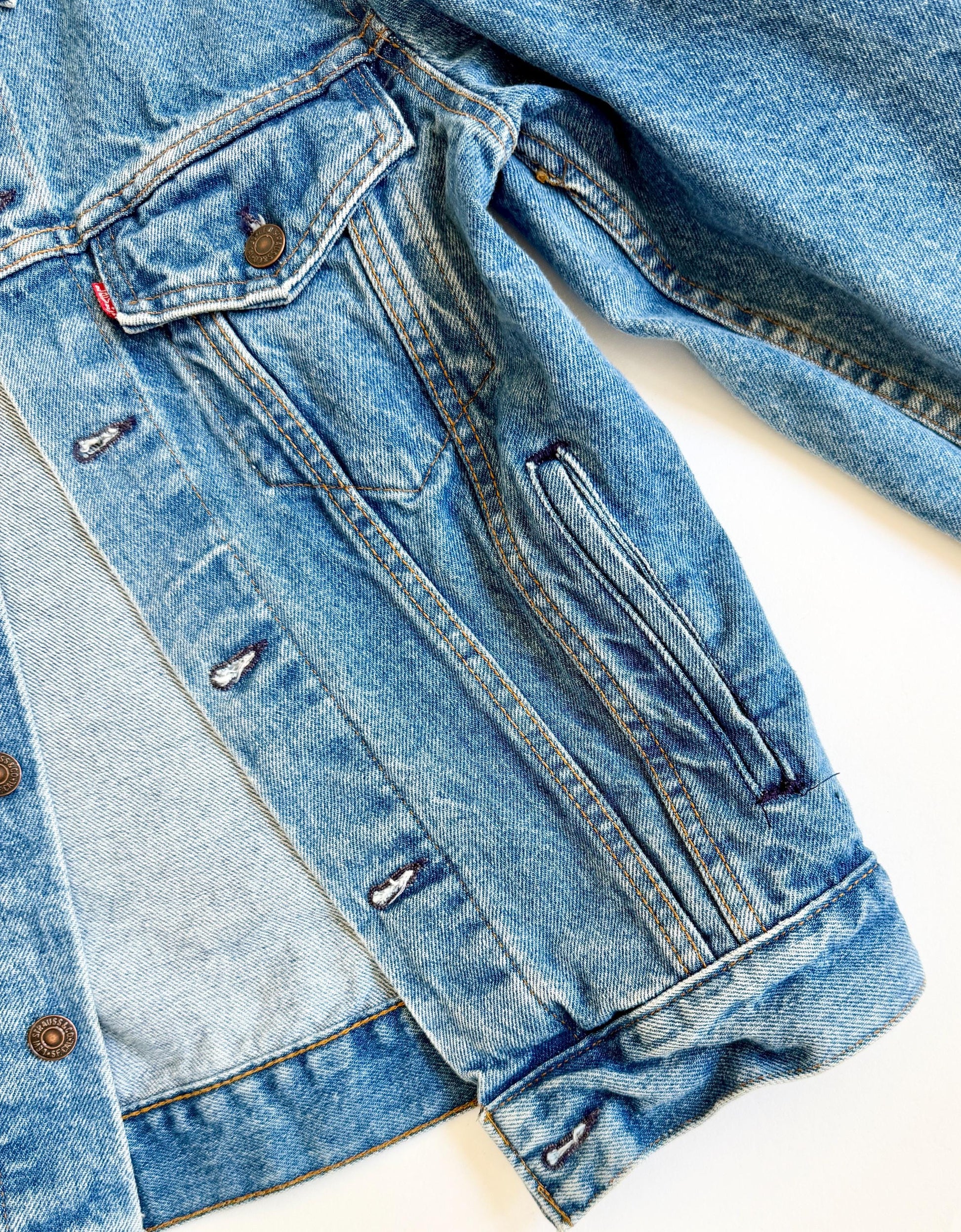 Vintage Levi's Denim Jacket Made in USA Medium Wash