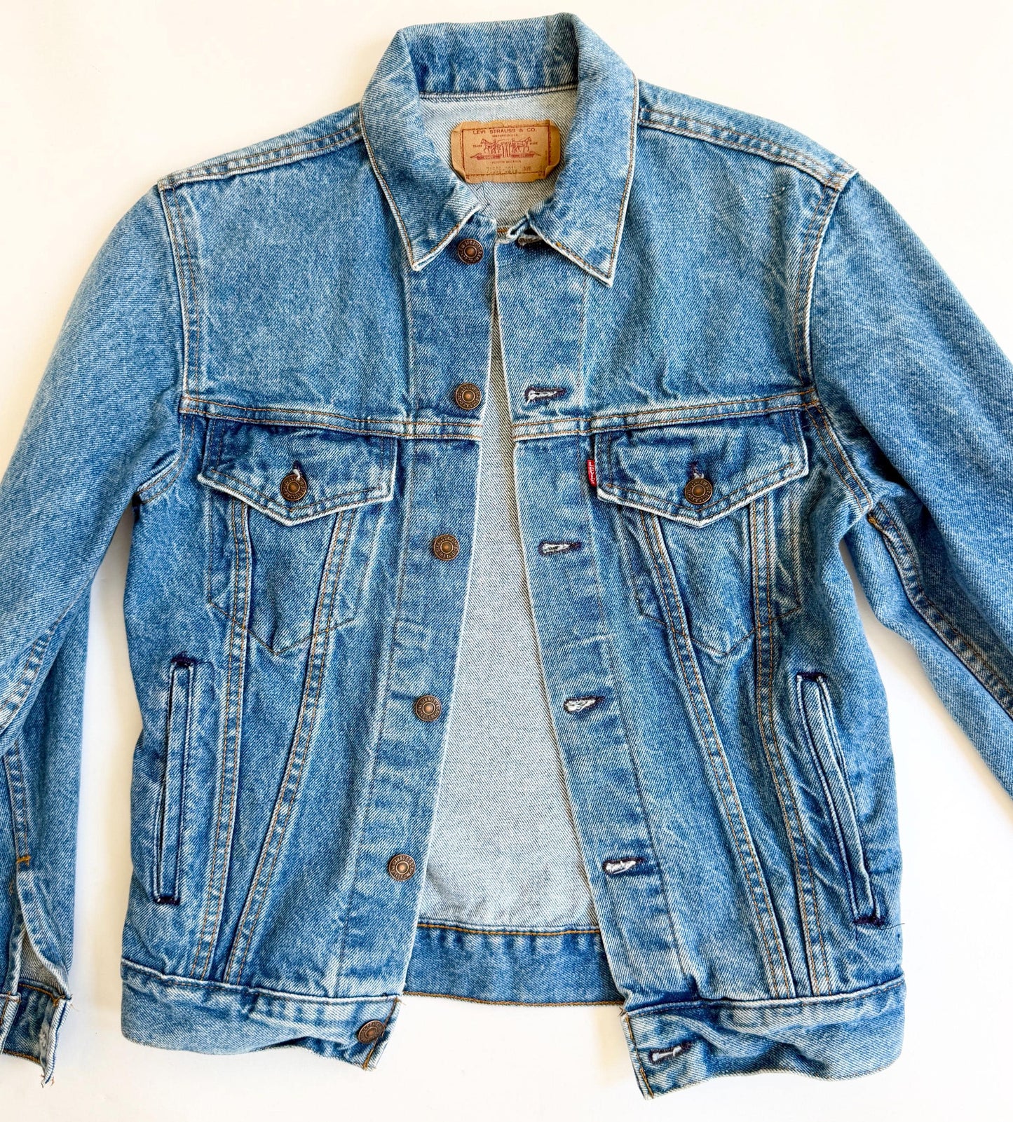 Vintage Levi's Denim Jacket Made in USA Medium Wash
