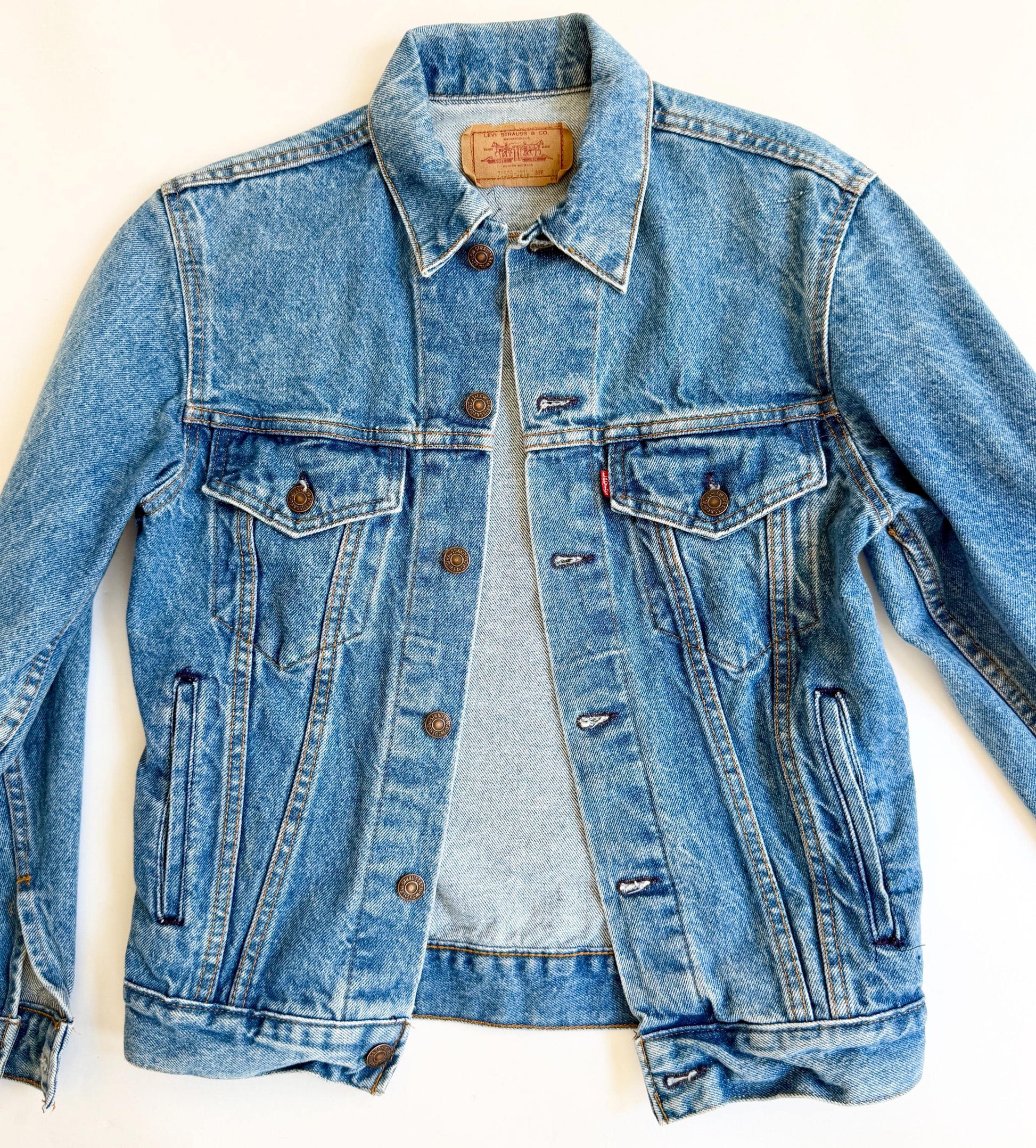 Vintage Levi's Denim Jacket Made in USA Medium Wash