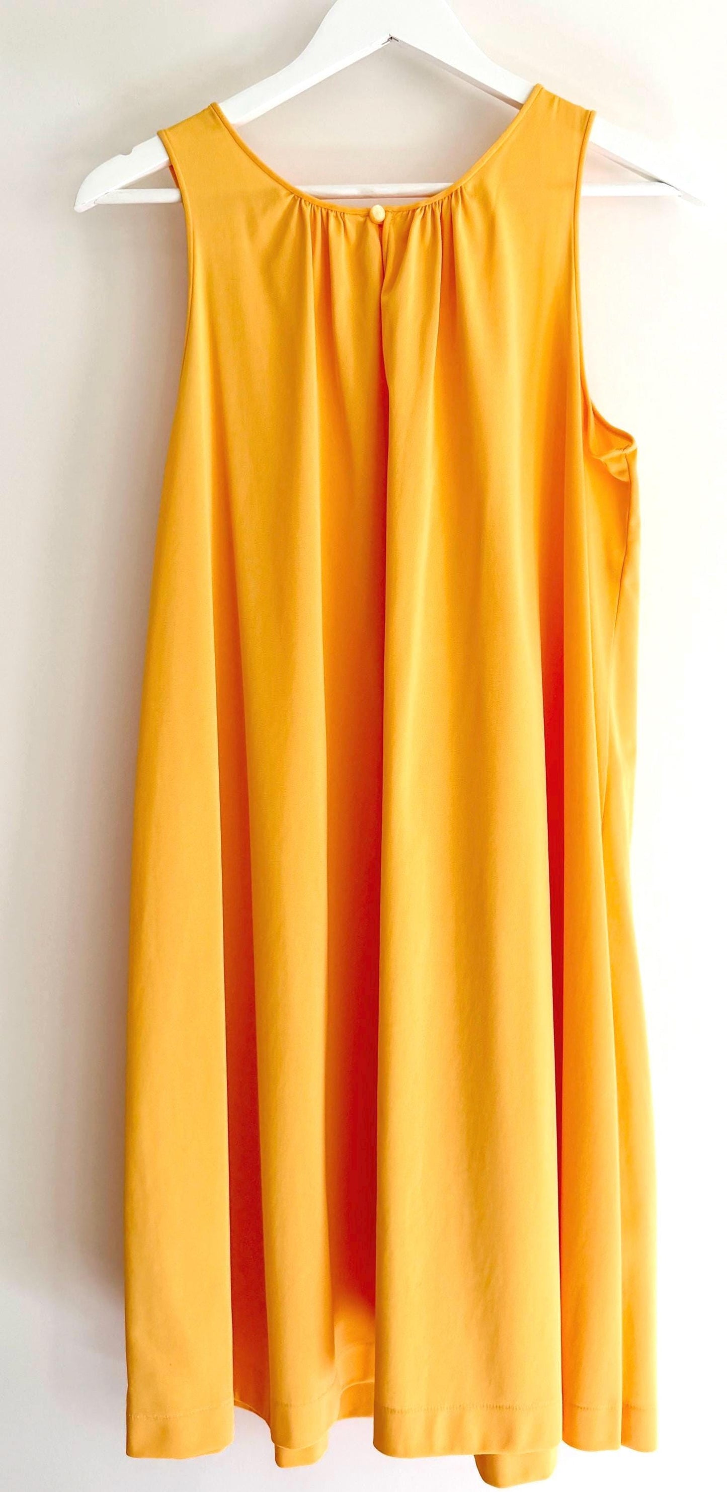 Vintage Gold Brocade Nylon Nightgown Nightie 60s Lorraine Lingerie