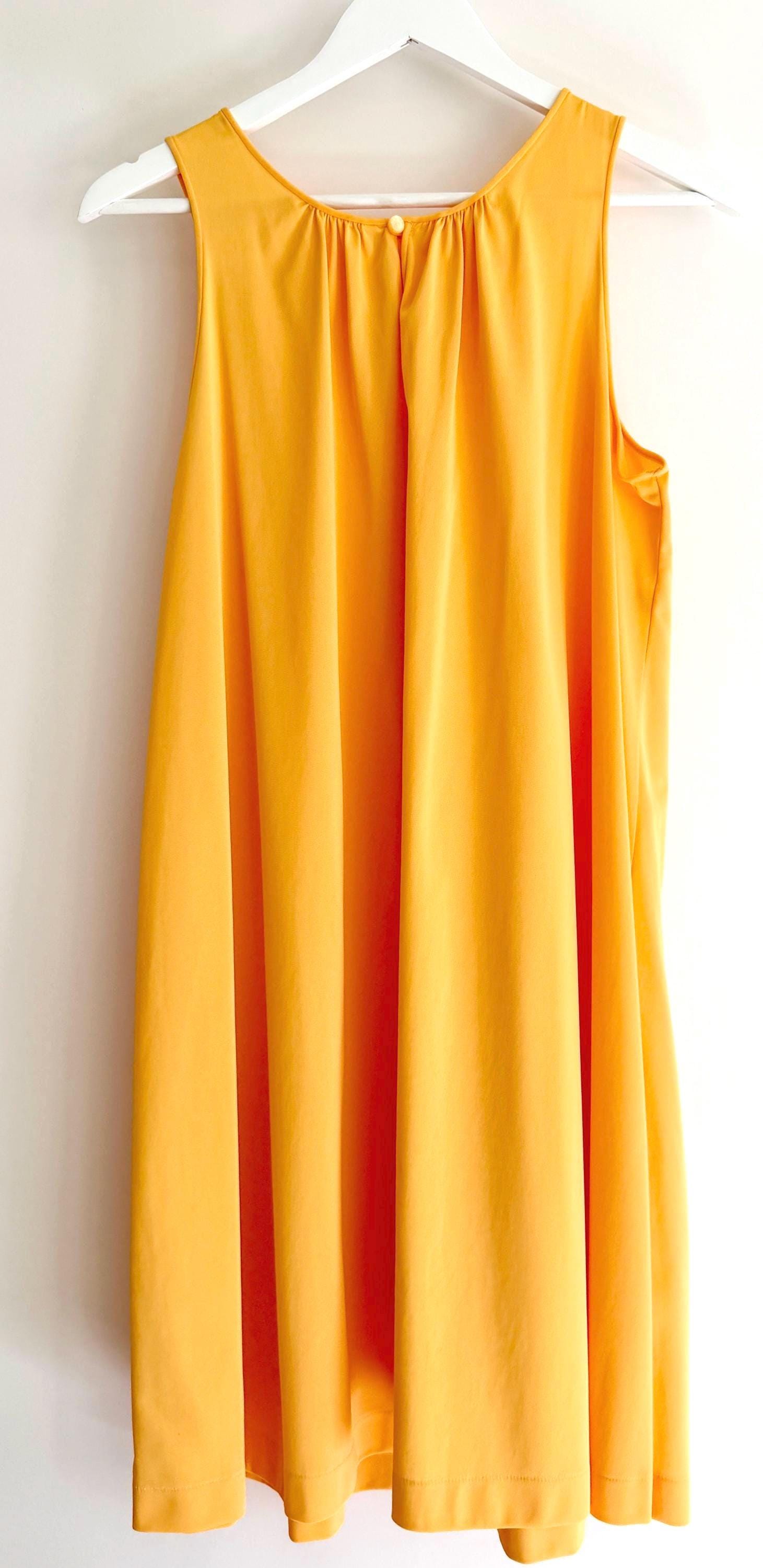 Vintage Gold Brocade Nylon Nightgown Nightie 60s Lorraine Lingerie