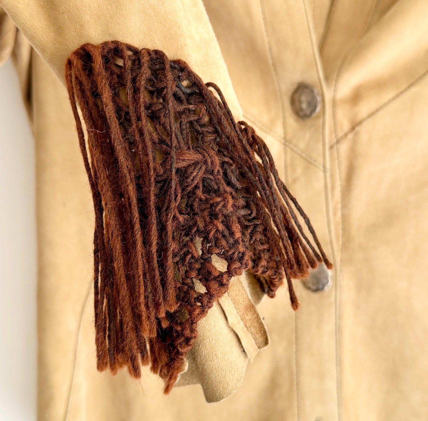 Vintage Henry Beguelin Suede Leather Shirt Jacket Made in Italy