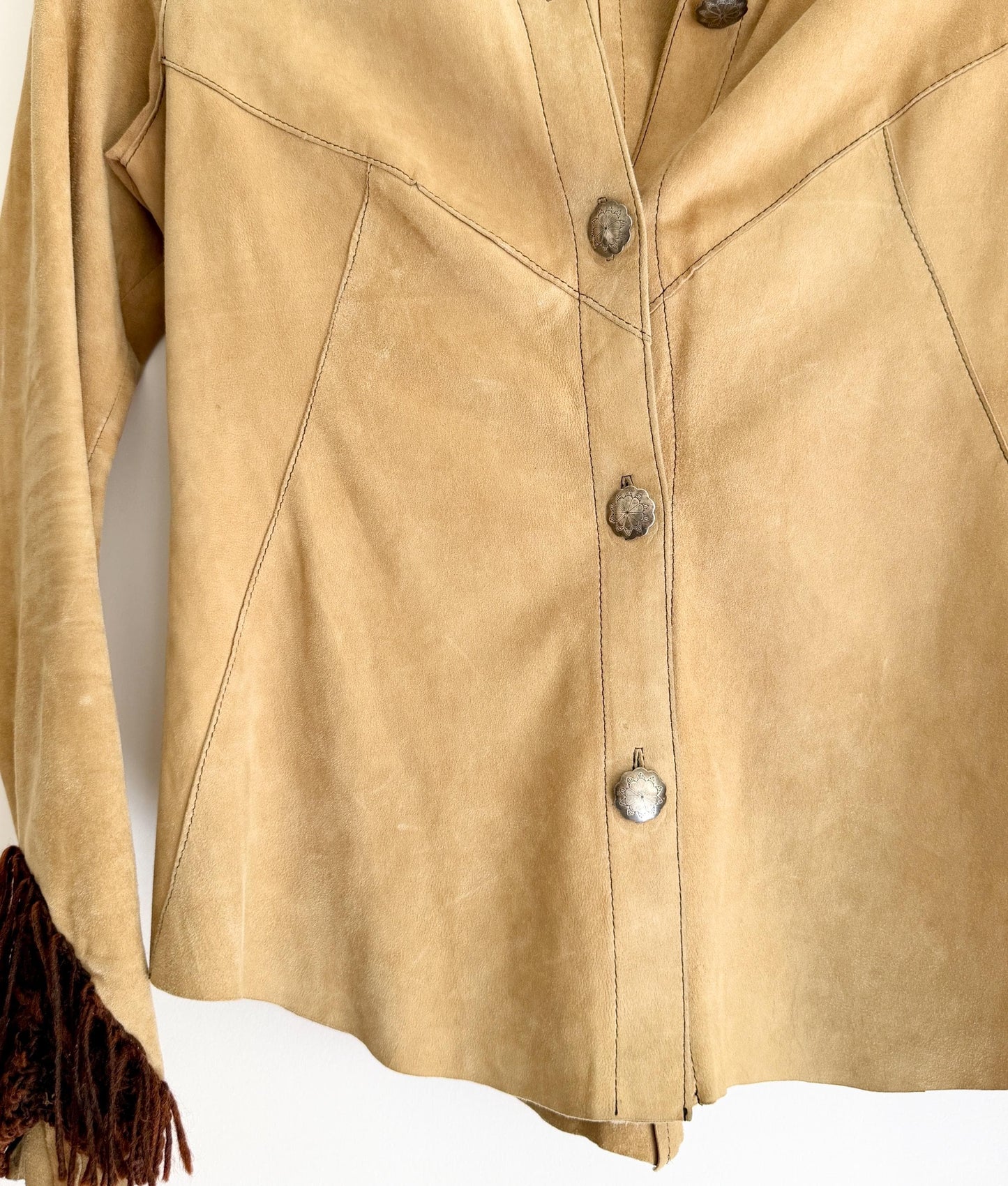 Vintage Henry Beguelin Suede Leather Shirt Jacket Made in Italy
