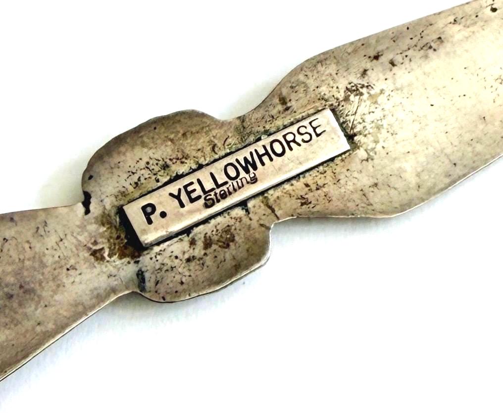 Vintage Navajo Sterling Silver Letter Opener Native American P Yellowhorse