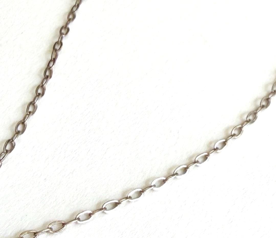 Vintage Navajo Cross Pendant Sterling Silver Necklace