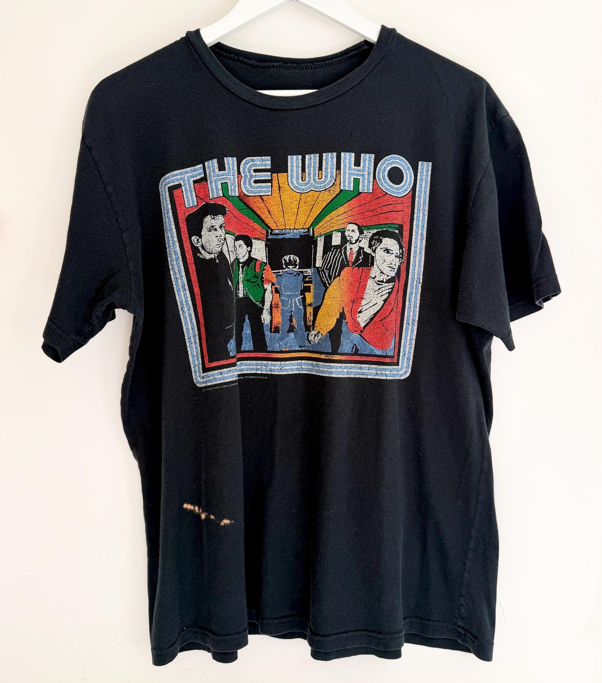 Vintage The Who Band T-Shirt 2005 Reissue Rock and Roll Tee