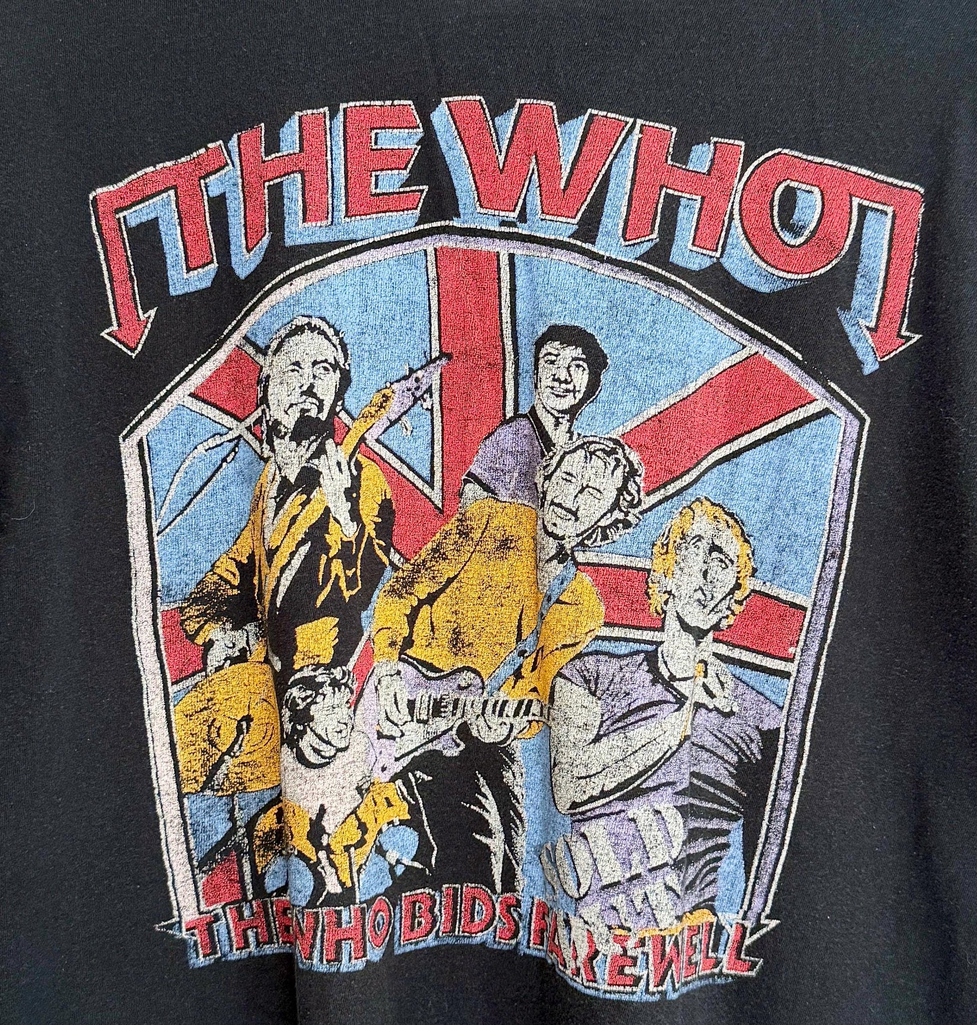 Vintage The Who Band T-Shirt 2005 Reissue Rock and Roll Tee