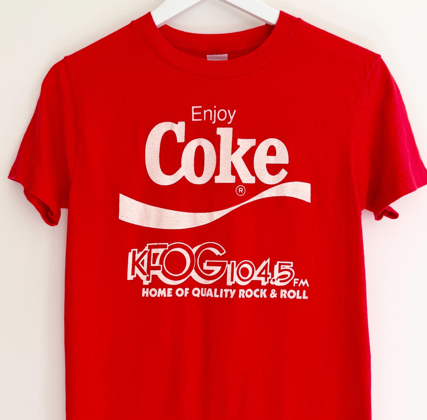Genuine 80s Coke Tshirt Red Hands Across The Golden Gate San Francisco