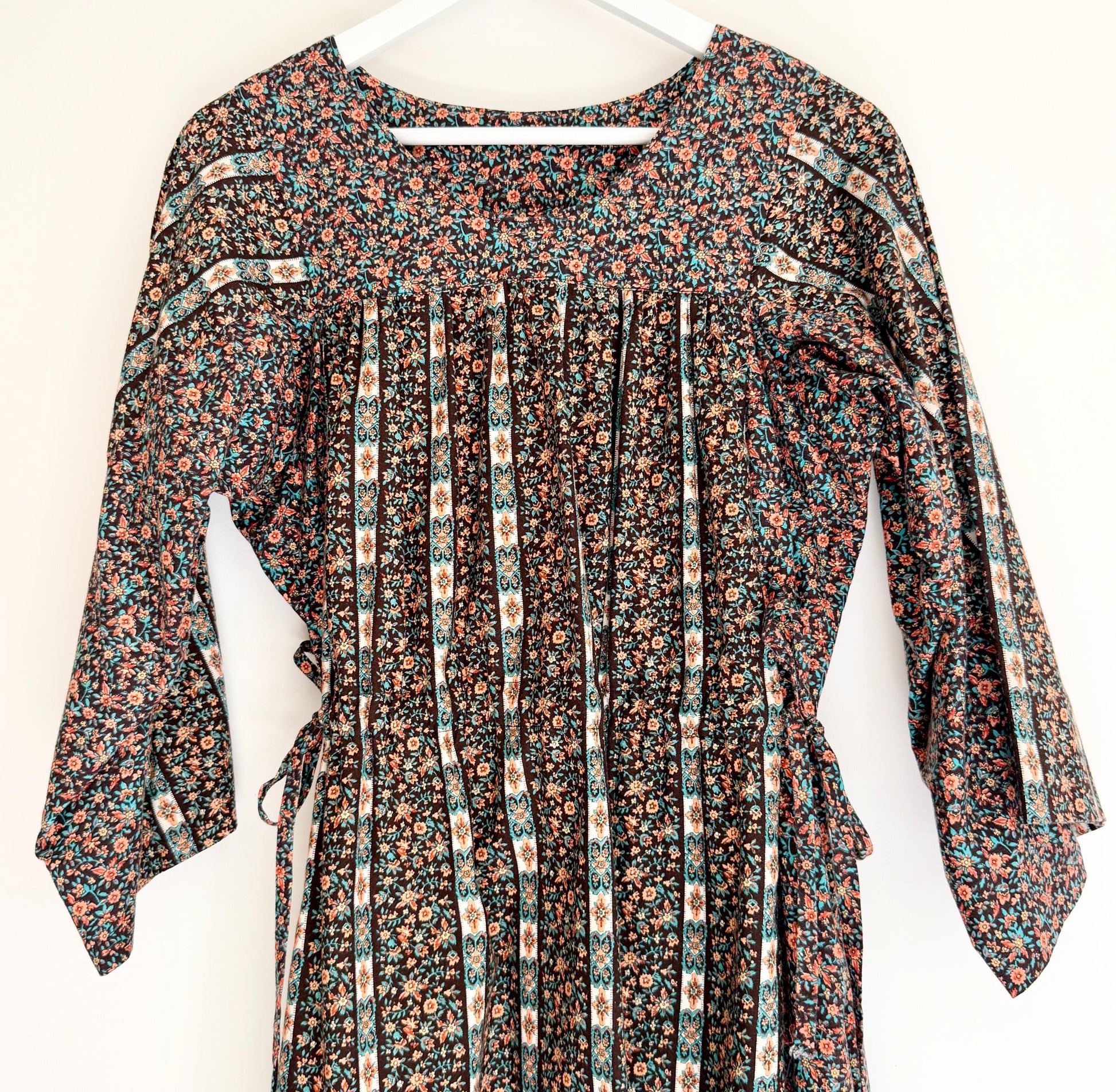 Handmade Floral Prairie Dress Romantic Western Boho