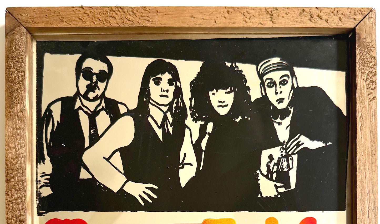 Vintage Cheap Trick Band Mirror 70s 80s Rock and Roll Memorabilia