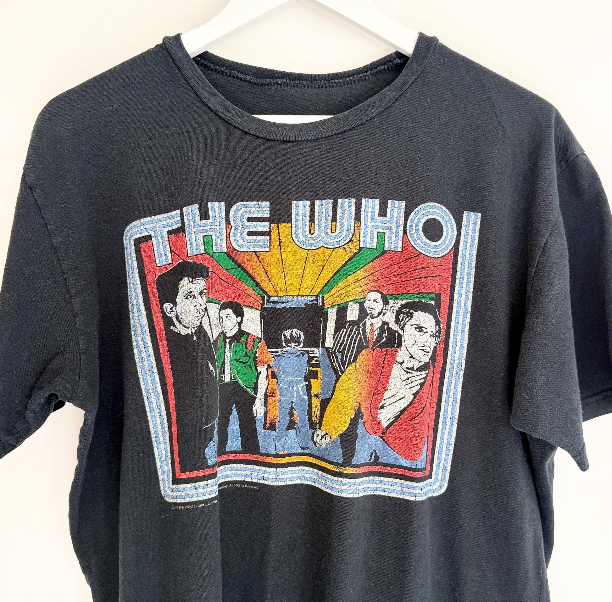Vintage The Who Band T-Shirt 2005 Reissue Rock and Roll Tee