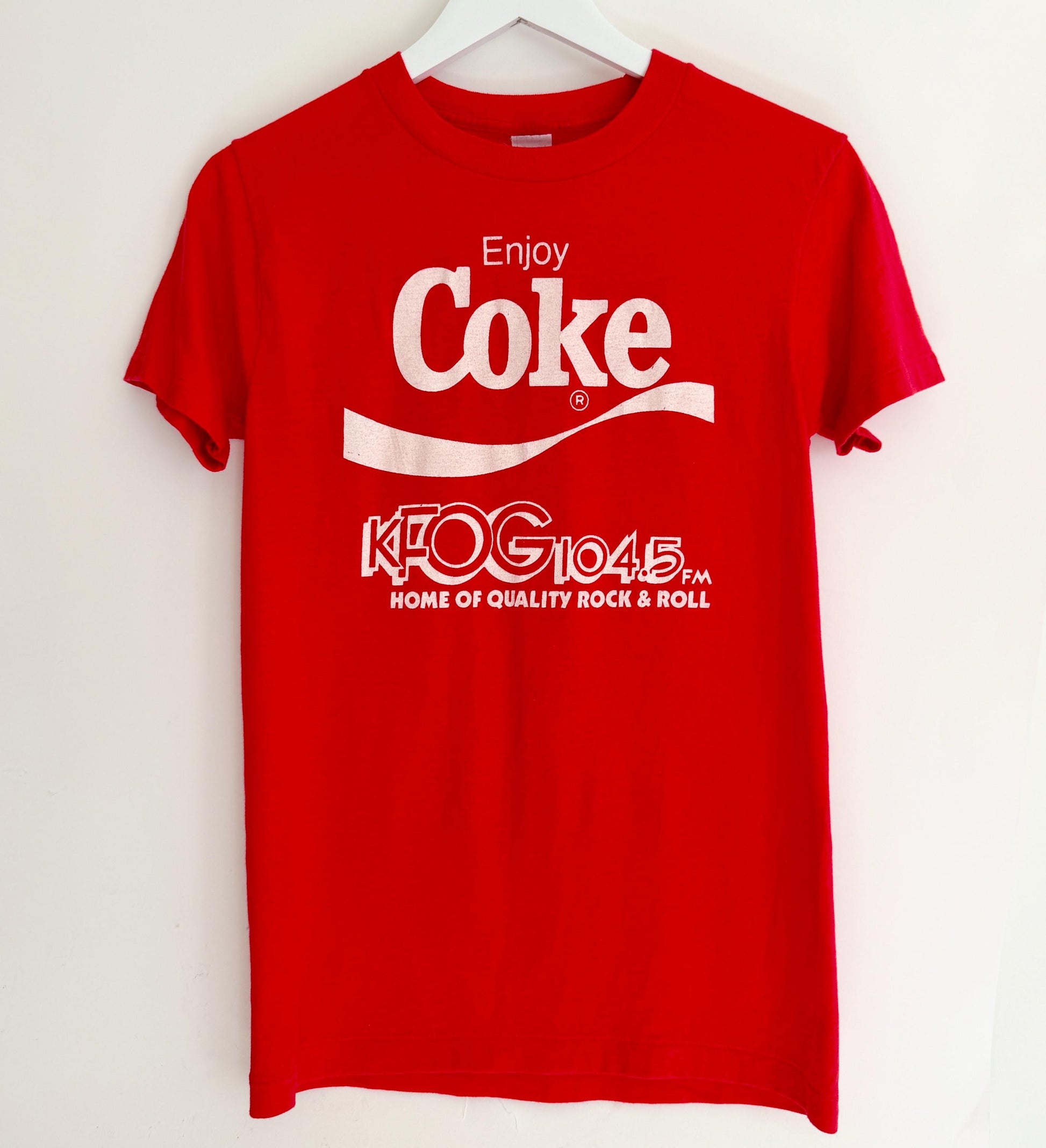 Genuine 80s Coke Tshirt Red Hands Across The Golden Gate San Francisco