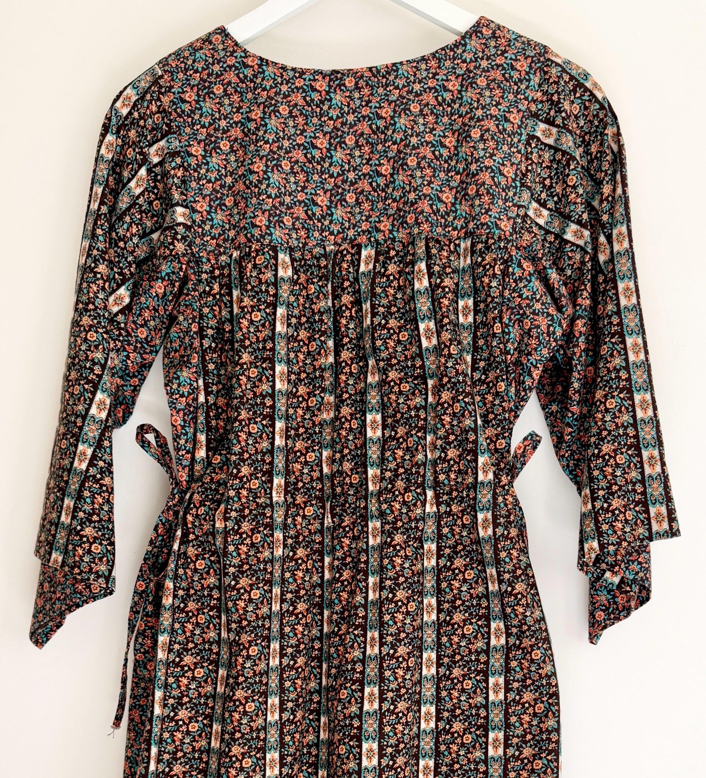 Handmade Floral Prairie Dress Romantic Western Boho