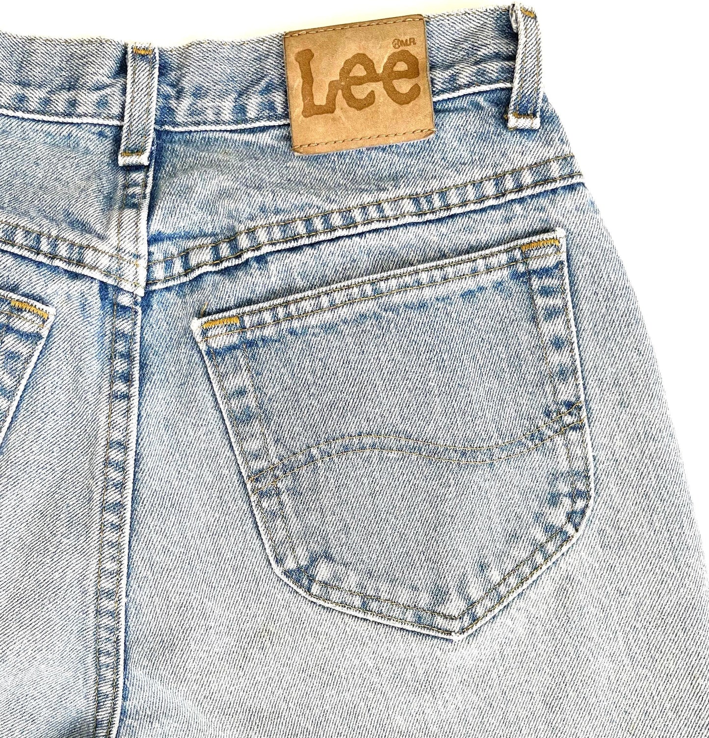 Vintage LEE Jeans 80s 90s High Waist Light Wash Denim