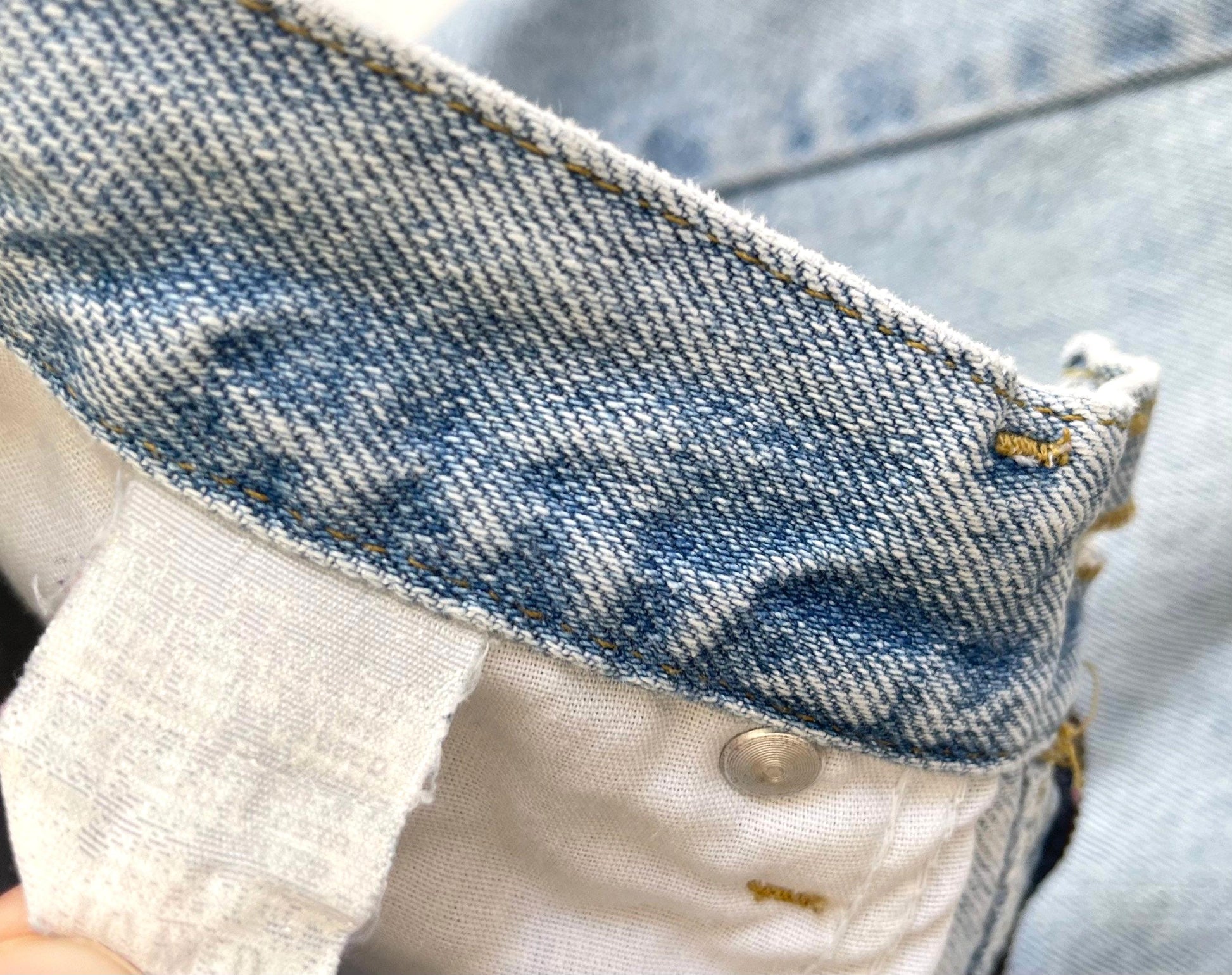 Vintage LEE Jeans 80s 90s High Waist Light Wash Denim