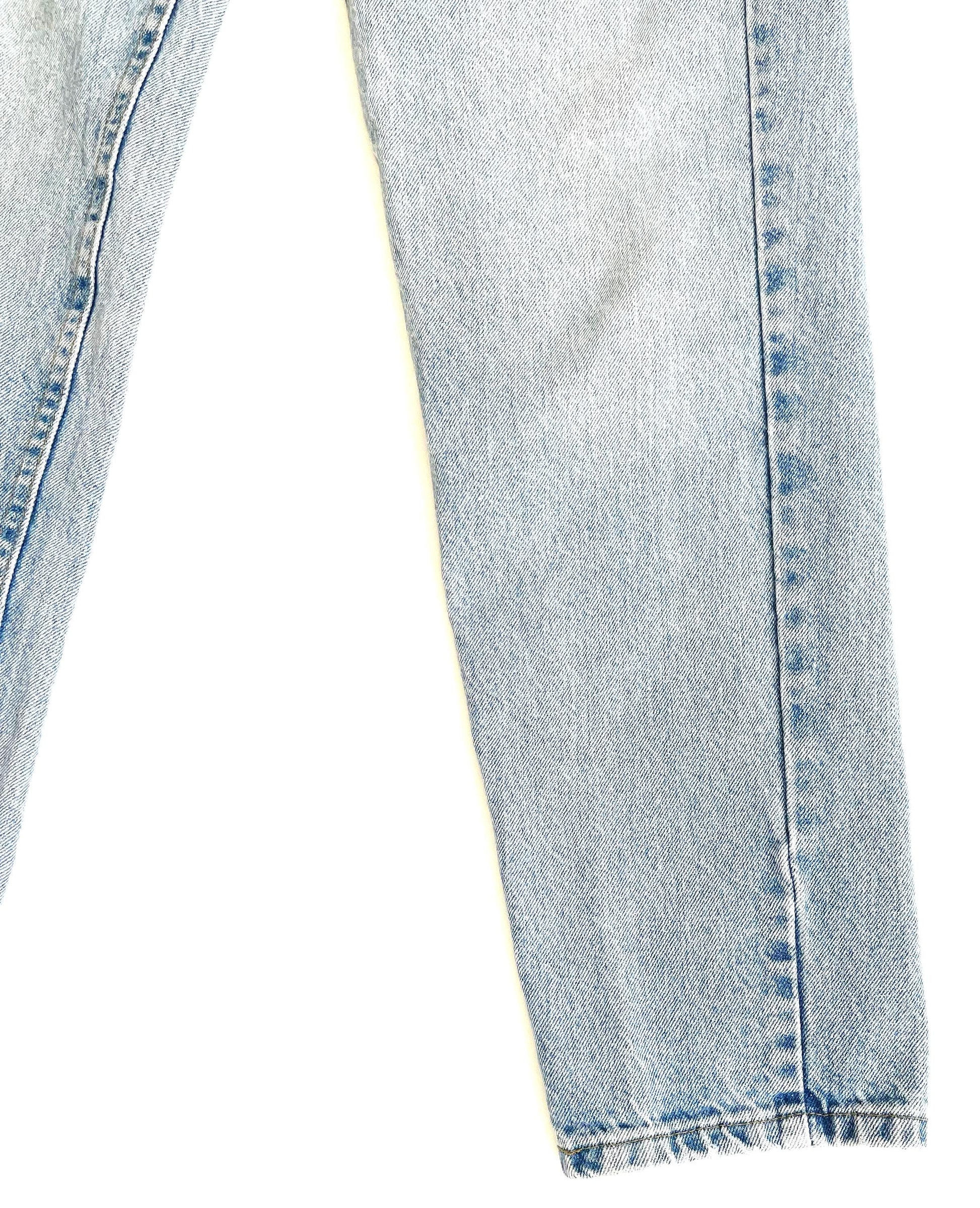Vintage LEE Jeans 80s 90s High Waist Light Wash Denim