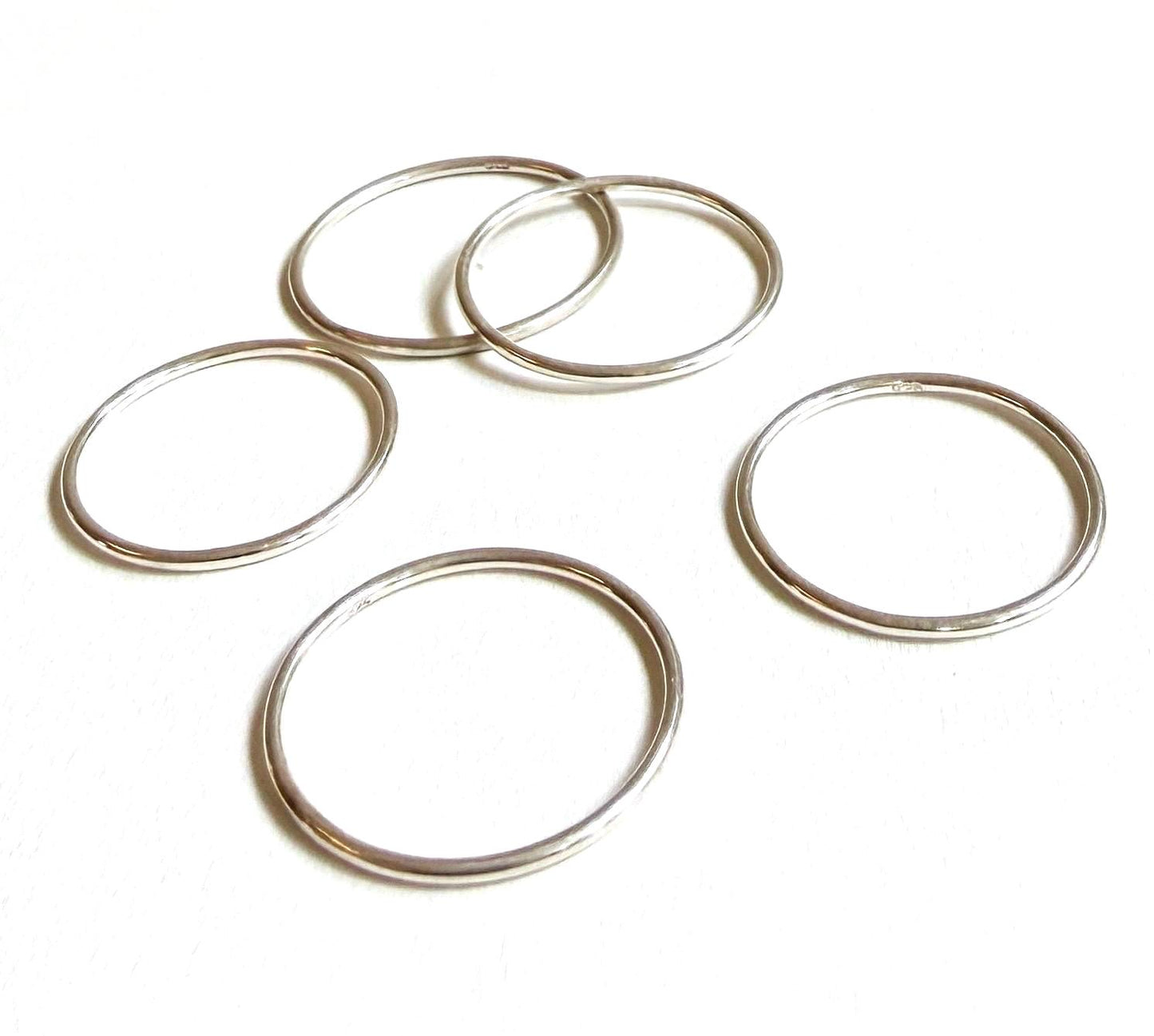 Delicate Minimalist Sterling Silver Ring Thin Minimalist Band