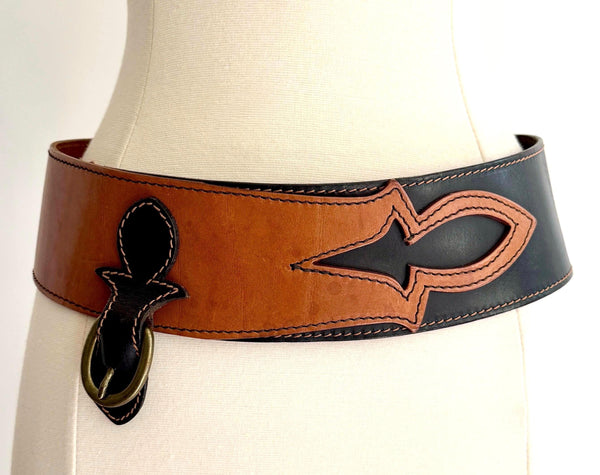 80s Byblos Western Belt Vintage Italian Designer