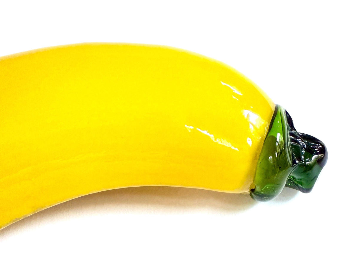 Vintage Banana Glass Sculpture Murano Fruit