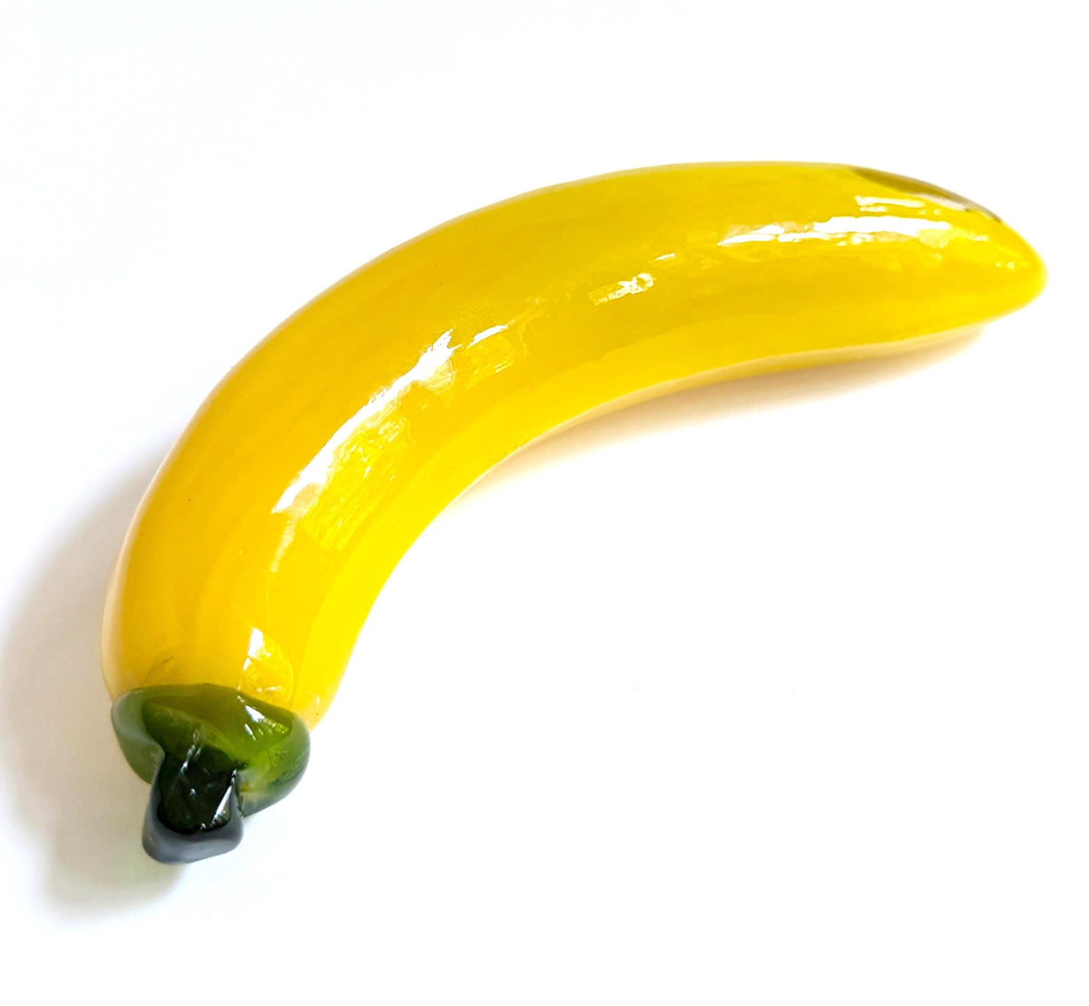 Vintage Banana Glass Sculpture Murano Fruit