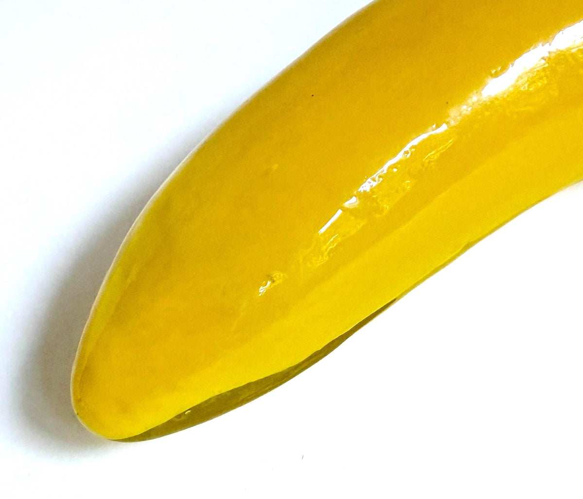 Vintage Banana Glass Sculpture Murano Fruit